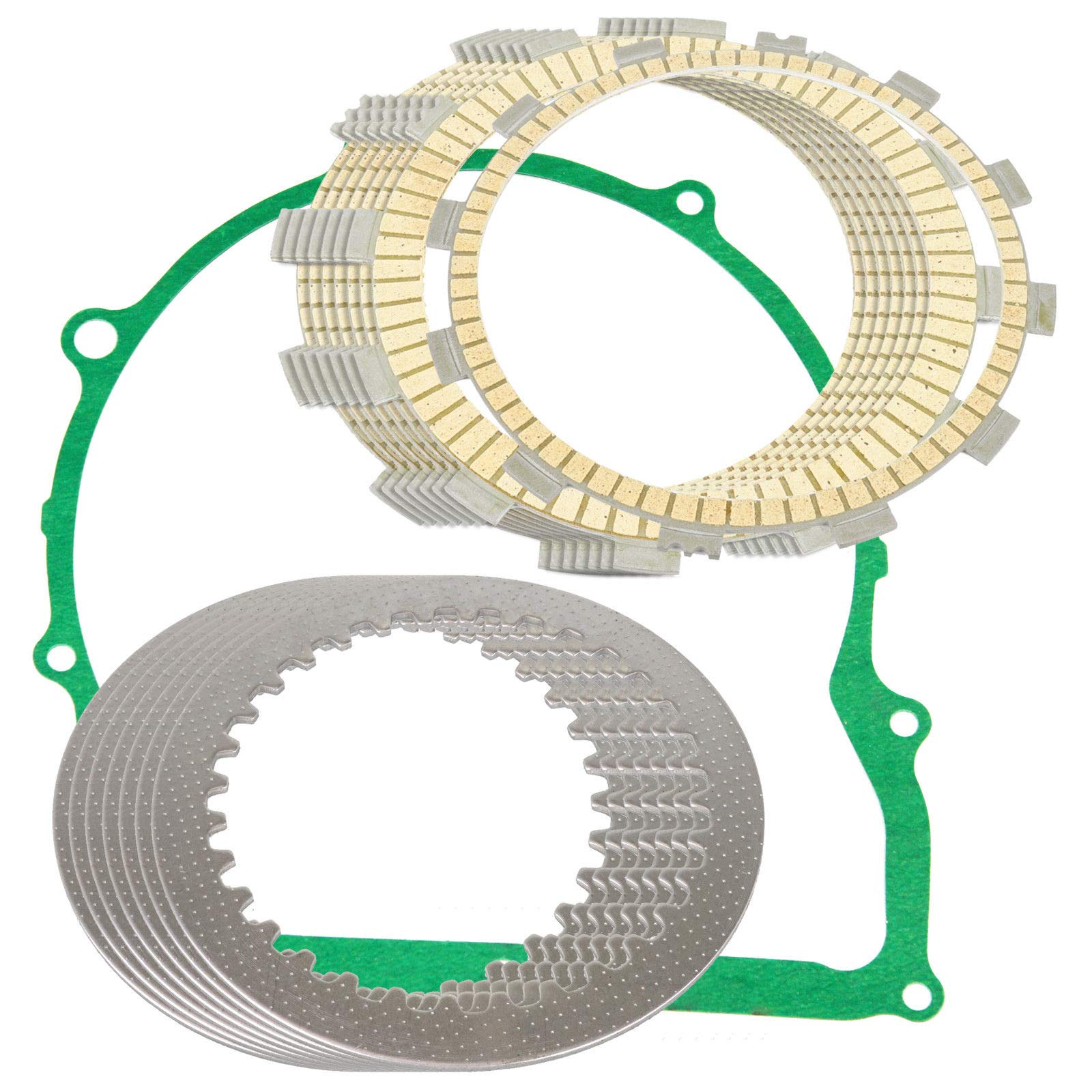 High-Performance Caltric Clutch Friction Plates & Gasket Kit for Yamaha VMX1200 V-Max 1200 (1985-2007) - Durable Replacement Parts for Smooth Motorcycle Shifting & Off-Road Riding