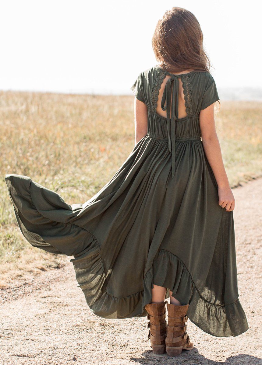Braelyn Olive Green Dress for Women - Elegant Casual & Party Wear - Perfect for Office, Date Night & Special Occasions