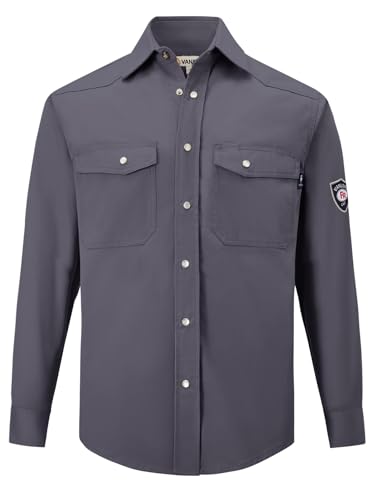Pearl Snap-dark Grey