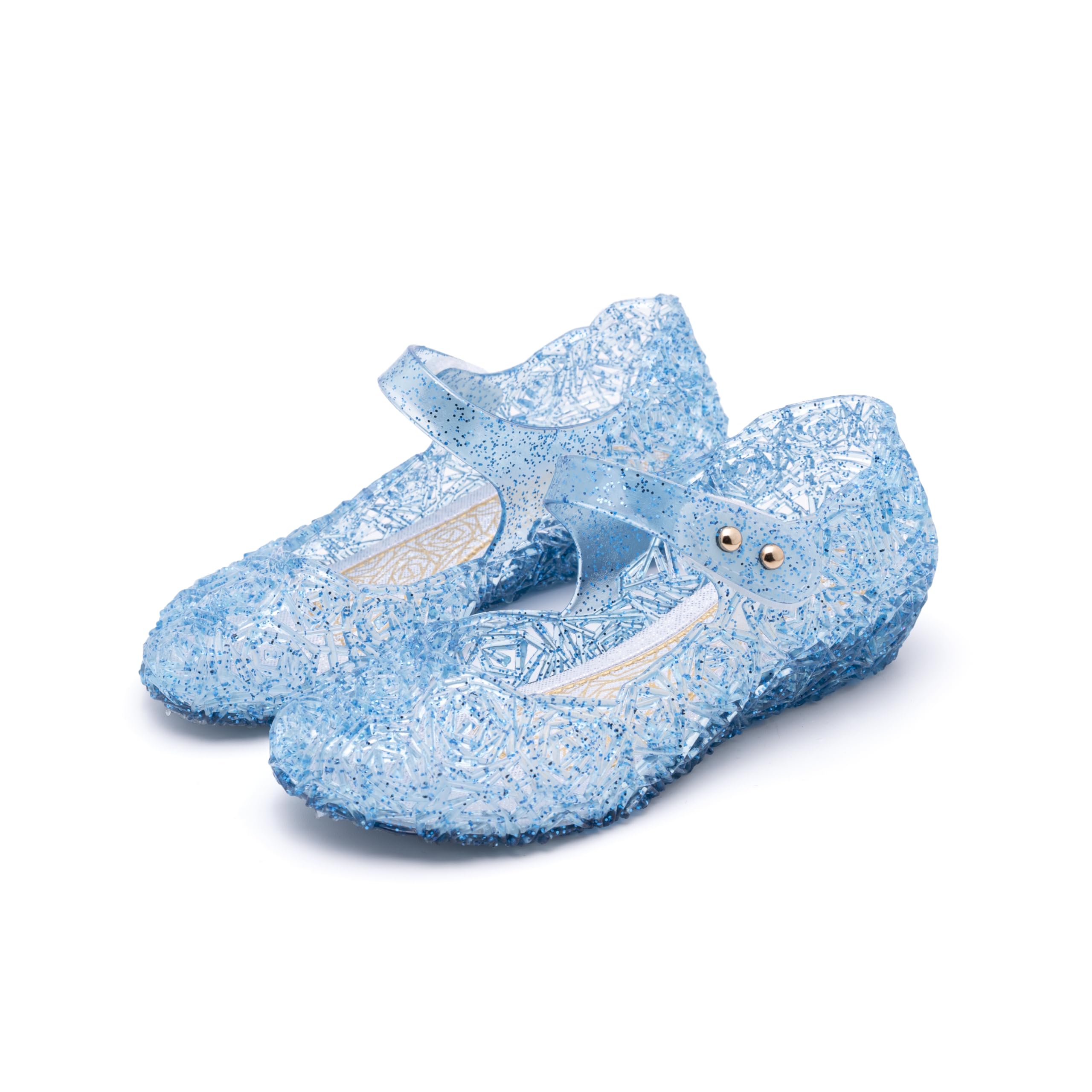 Girl's Jelly Flats Shoes - Cute Mary Jane Style Cosplay Party Shoes for Kids | Perfect for Dress Up, Halloween Costumes & Everyday Play