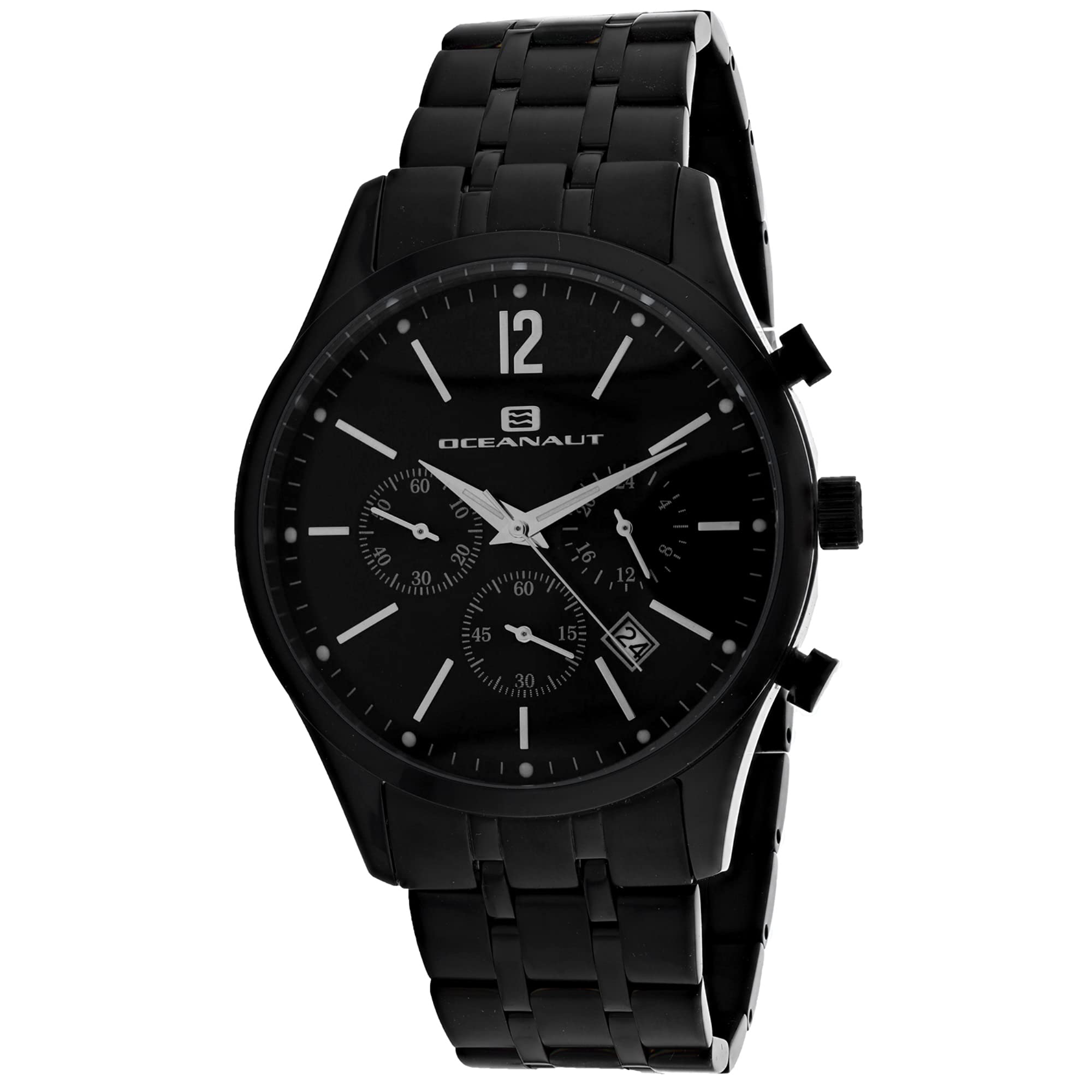 Oceanaut Men's Masterly Diver Watch - Waterproof Luxury Stainless Steel Chronograph for Scuba Diving, Swimming & Outdoor Adventures
