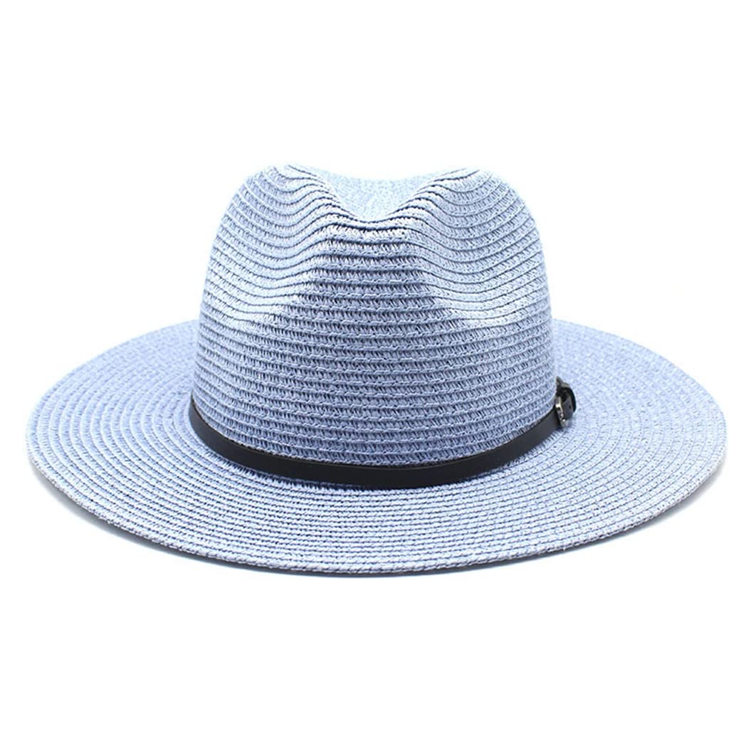 Stylish Women's Wide Brim Straw Bucket Hat - UPF Sun Protection Summer Beach Hat, Adjustable 6 7/8-7 3/8 Head Size - Perfect for Outdoor Activities, Vacations & Fashion Accessories (Pink)