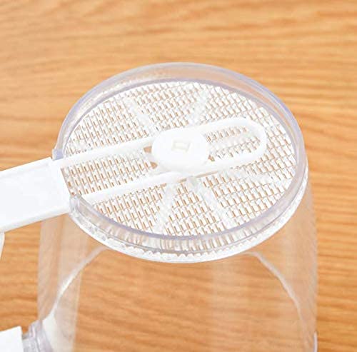 Stainless Steel Flour Sifter for Baking - Handheld Mesh Powder Sifter with Lid for Cakes, Pastry & Sugar | Ergonomic Hand Press Design Kitchen Tool | Perfect for Home Bakers & Professional Chefs