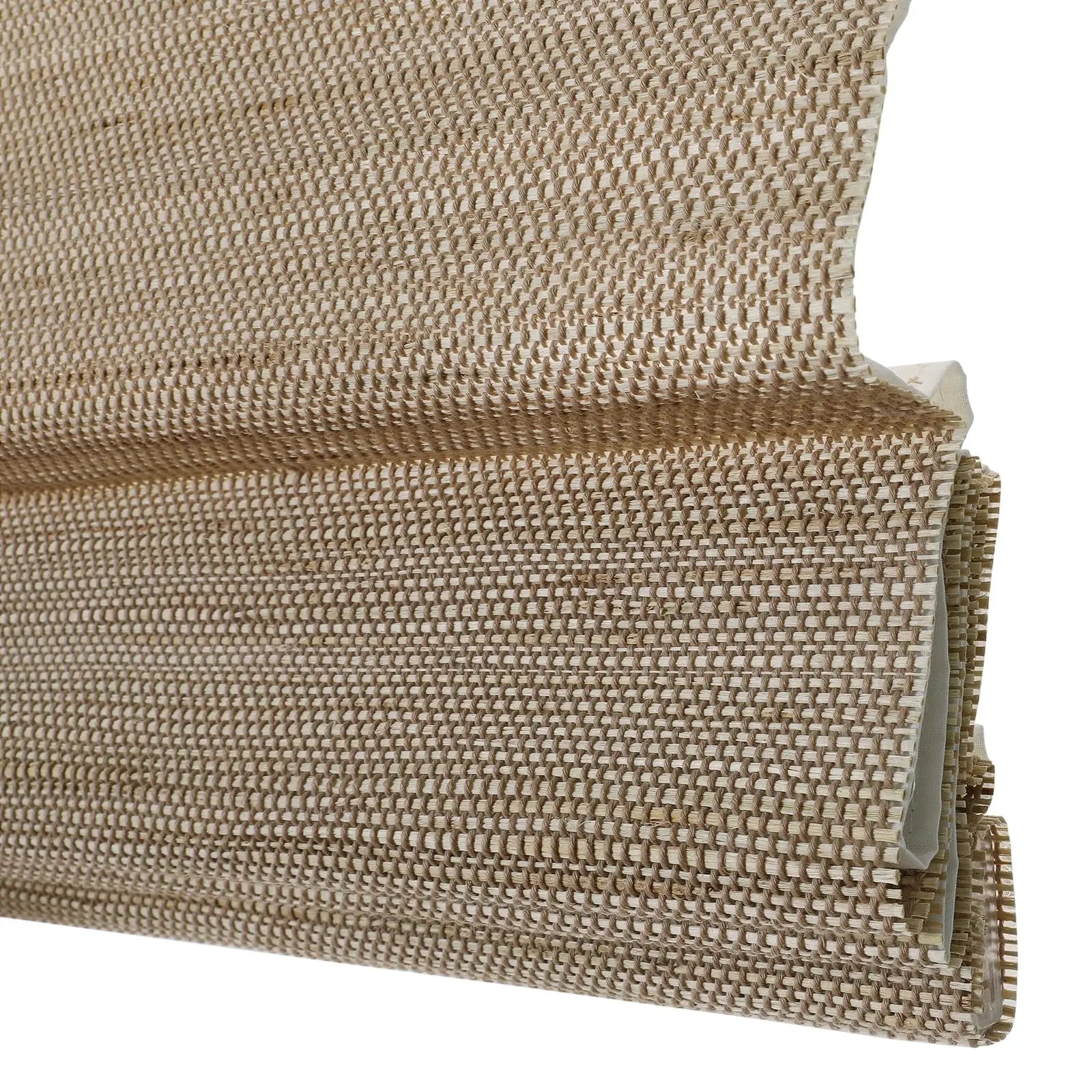 Natural Ramie Bamboo Woven Window Shade - Eco-Friendly Coconut Fiber Blinds for Living Room, Bedroom & Patio - Light Filtering & UV Protection