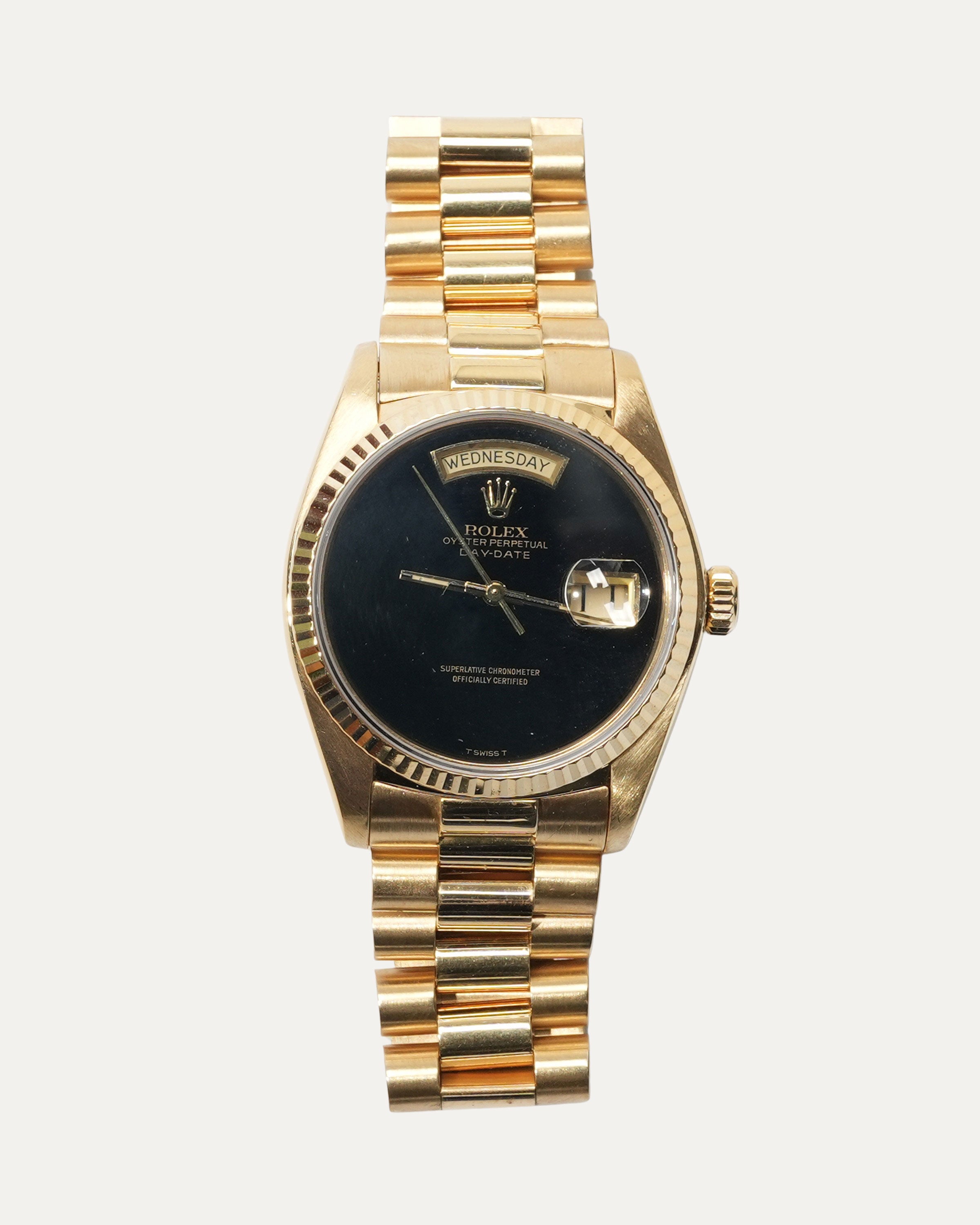 18K Gold Rolex Day-Date 36mm Luxury Watch for Men - Perfect for Business, Formal Events & Special Occasions