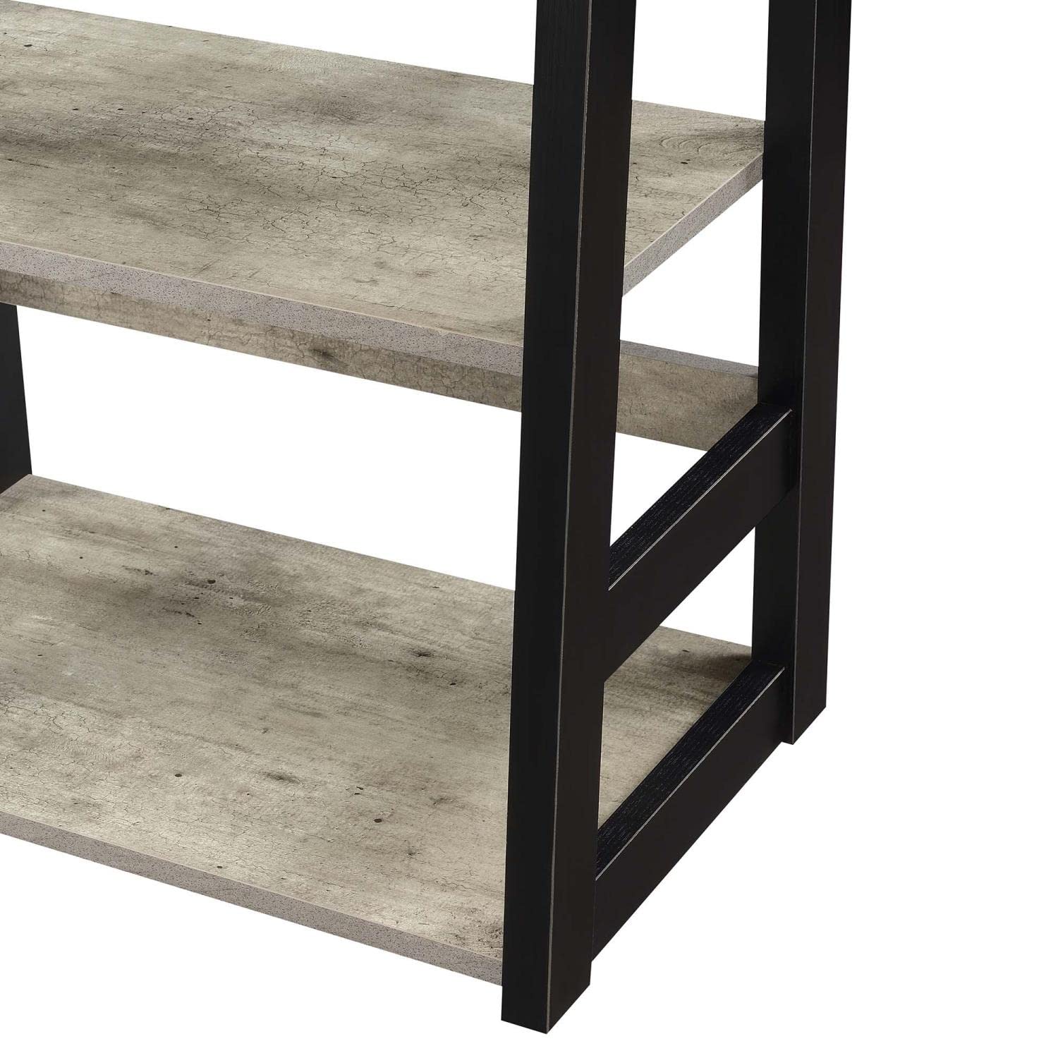 Convenience Concepts Designs2Go Trestle Bookcase - Modern Wooden Bookshelf for Home & Office - Perfect for Living Room, Bedroom, Study and Office Organization