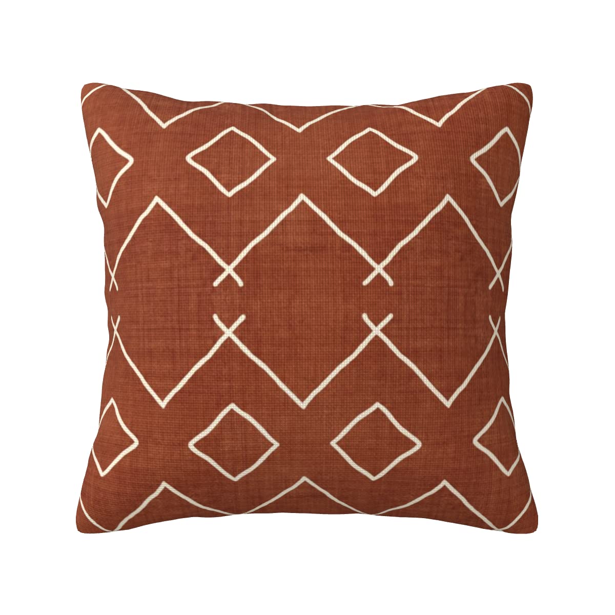 18x18 Inch Rust Art Throw Pillow Covers - Modern Square Cushion Covers for Sofa, Couch & Bed | Home Decor Accent Pillows | Waterproof & Durable Pillow Protectors | Perfect for Living Room, Bedroom & Office Decor