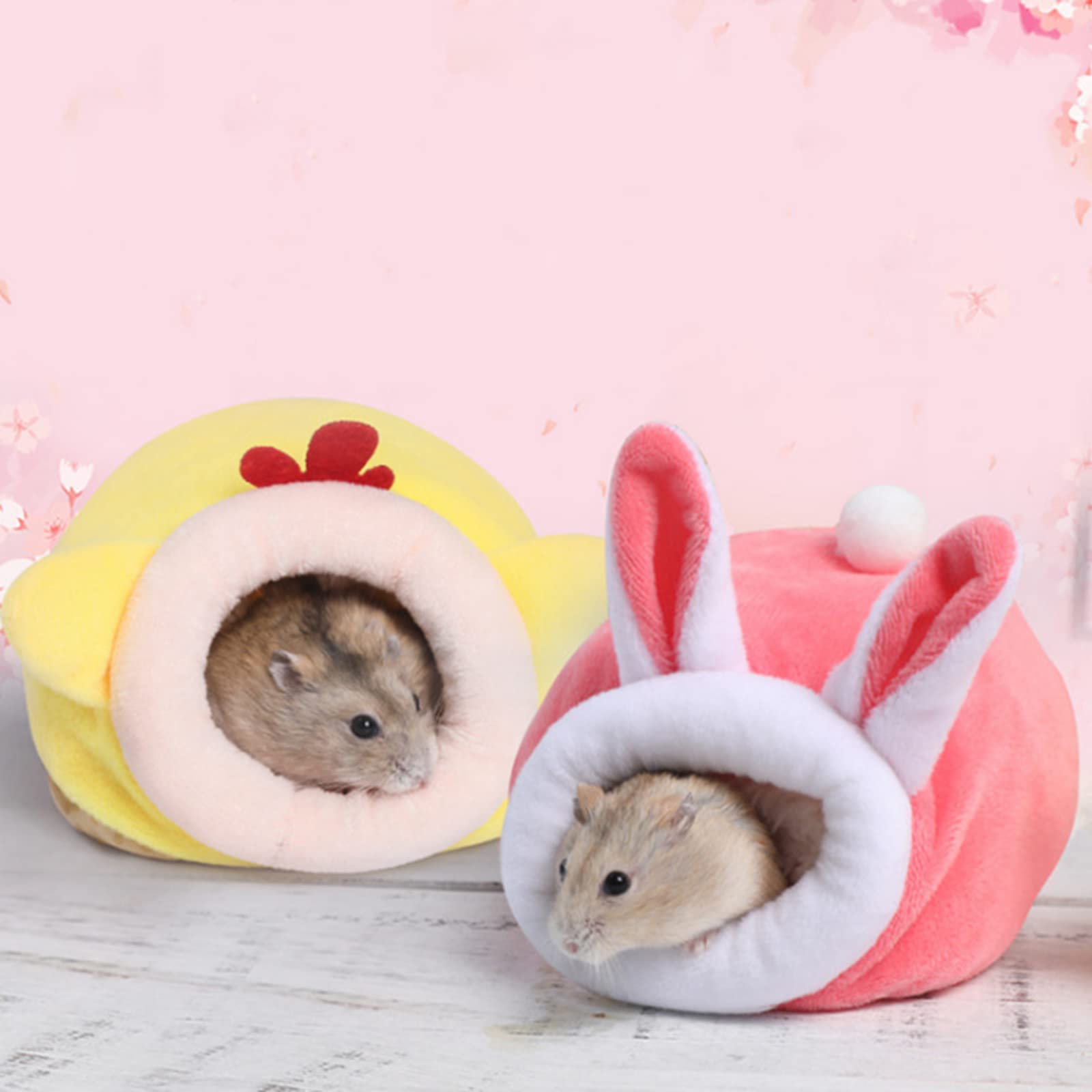 Warm Velvet Hamster Hammock - Cozy Pet Bed for Guinea Pigs & Hedgehogs - Perfect for Winter Sleep