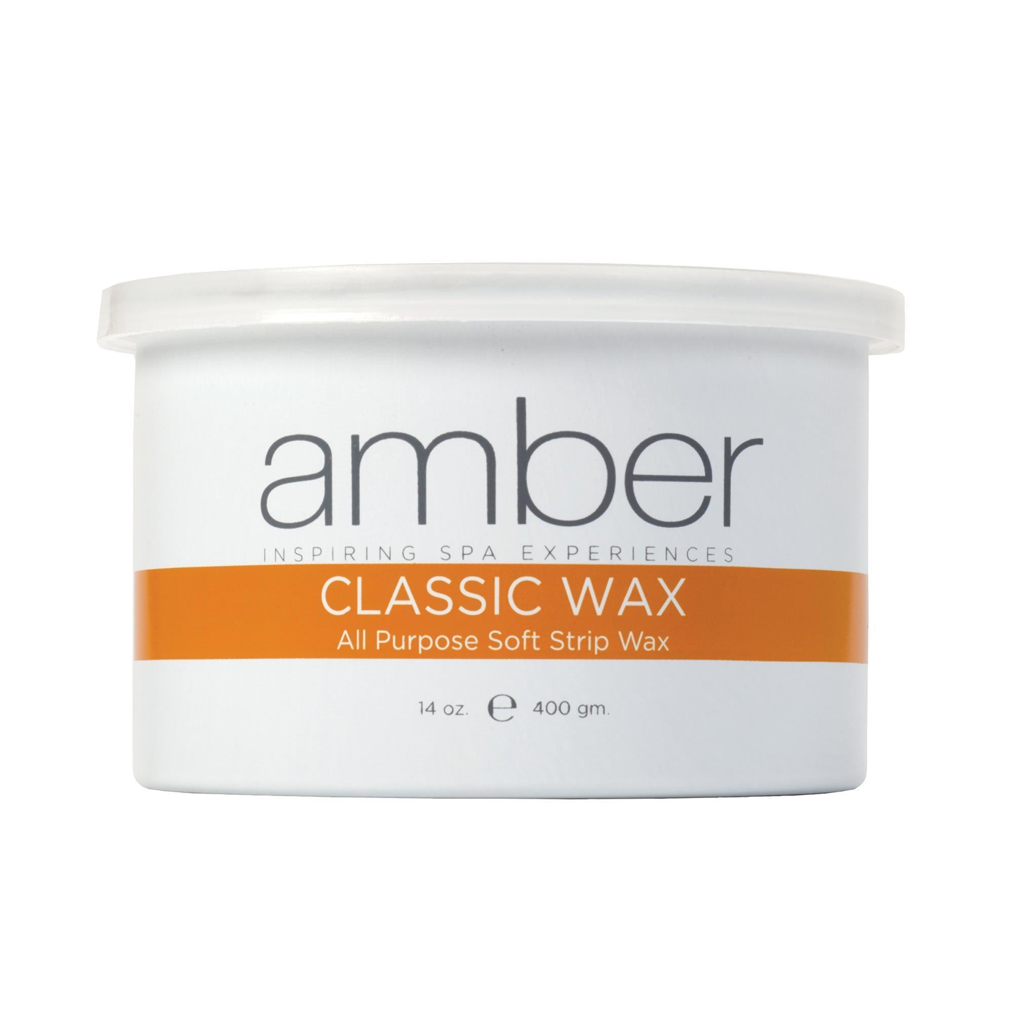 Amber Depilatory Wax for Hair Removal - Classic Formula for Smooth Skin | At-Home Waxing & Salon Use