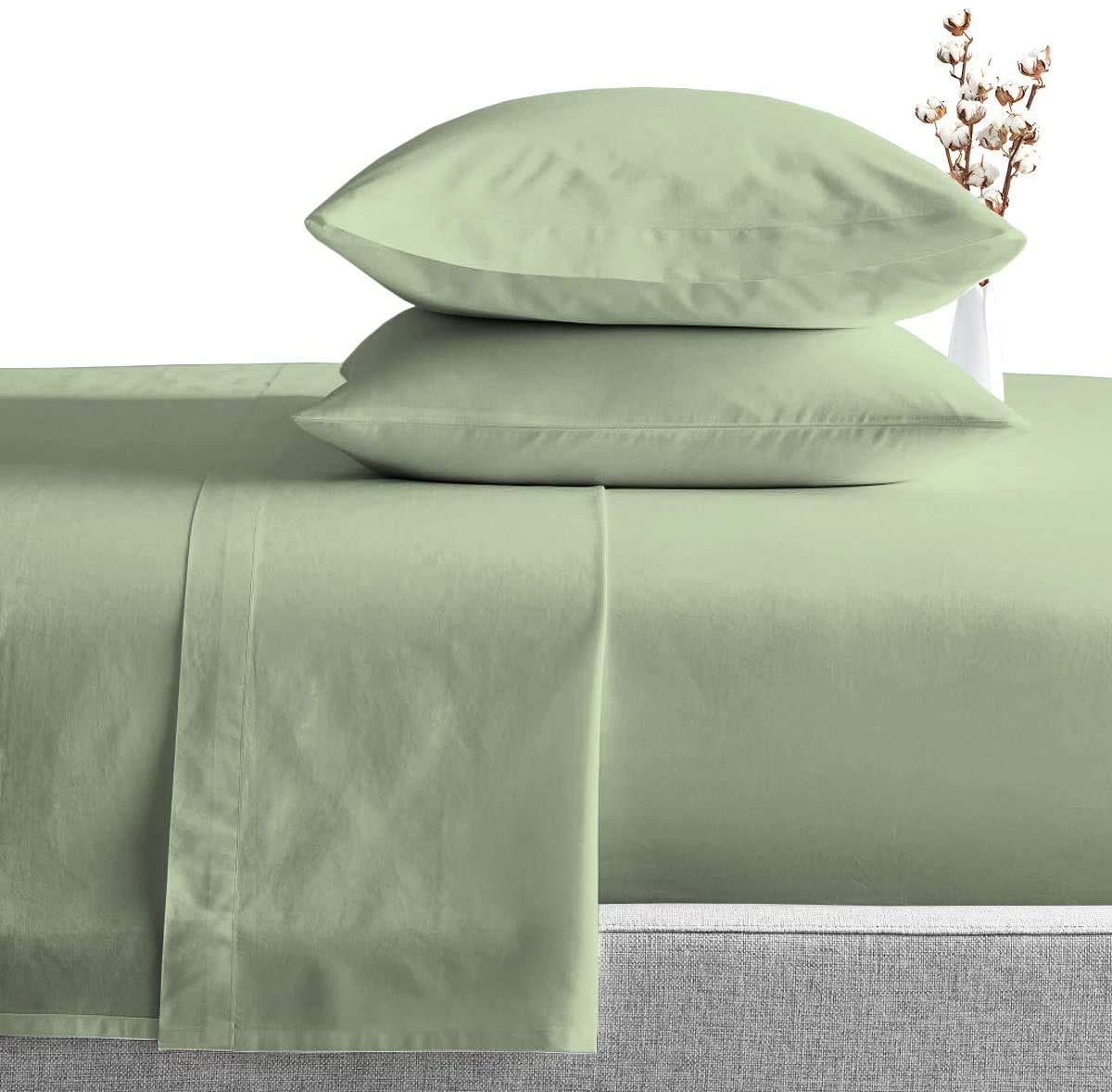 Premium 100% Egyptian Giza Cotton 6-Piece Full Size Sheet Set - Ultra Soft & Breathable Bed Sheets for Cool & Comfortable Sleep - Perfect for Home, Hotel, and Guest Room Use