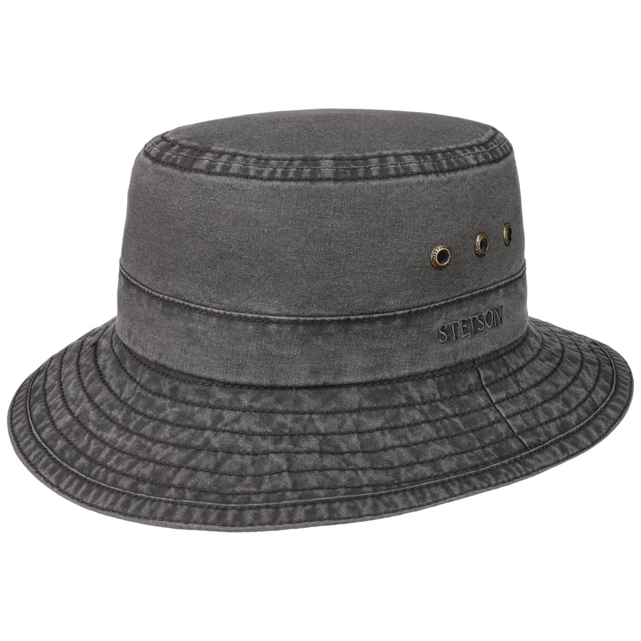 Stetson Reston Bucket Hat for Women & Men - Sun Protection Outdoor Hat for Beach, Hiking & Travel