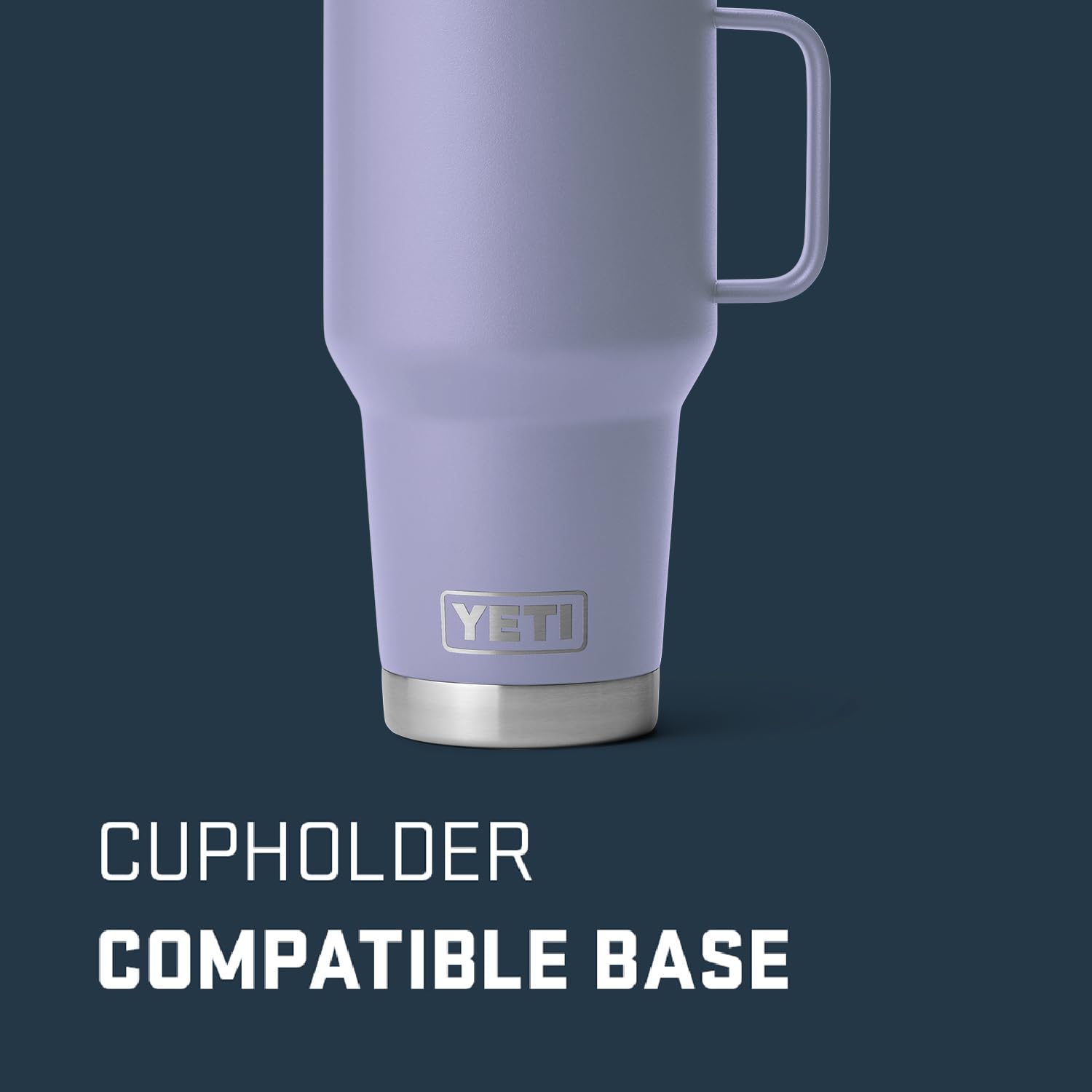 YETI Rambler 30 oz Stainless Steel Vacuum Insulated Travel Mug with Stronghold Lid - Keeps Drinks Hot or Cold for Hours - Perfect for Coffee, Tea, Commuting, Camping & Outdoor Adventures
