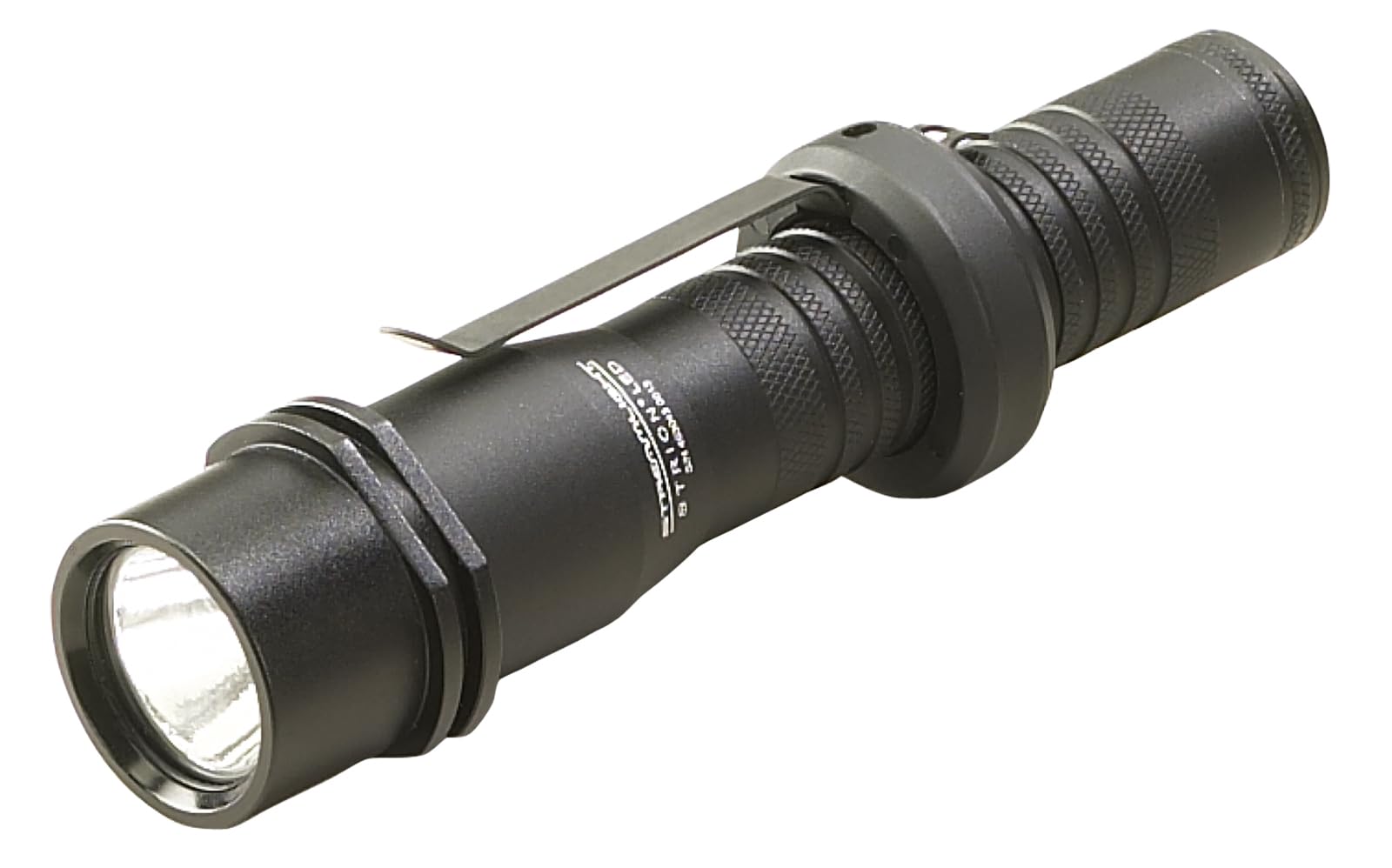 Streamlight 74309 Strion LED Rechargeable Flashlight - 260 Lumens, Black with Grip Ring & 120V AC Charger | Bright Tactical Light for Camping, Hiking, Emergency & Outdoor Activities