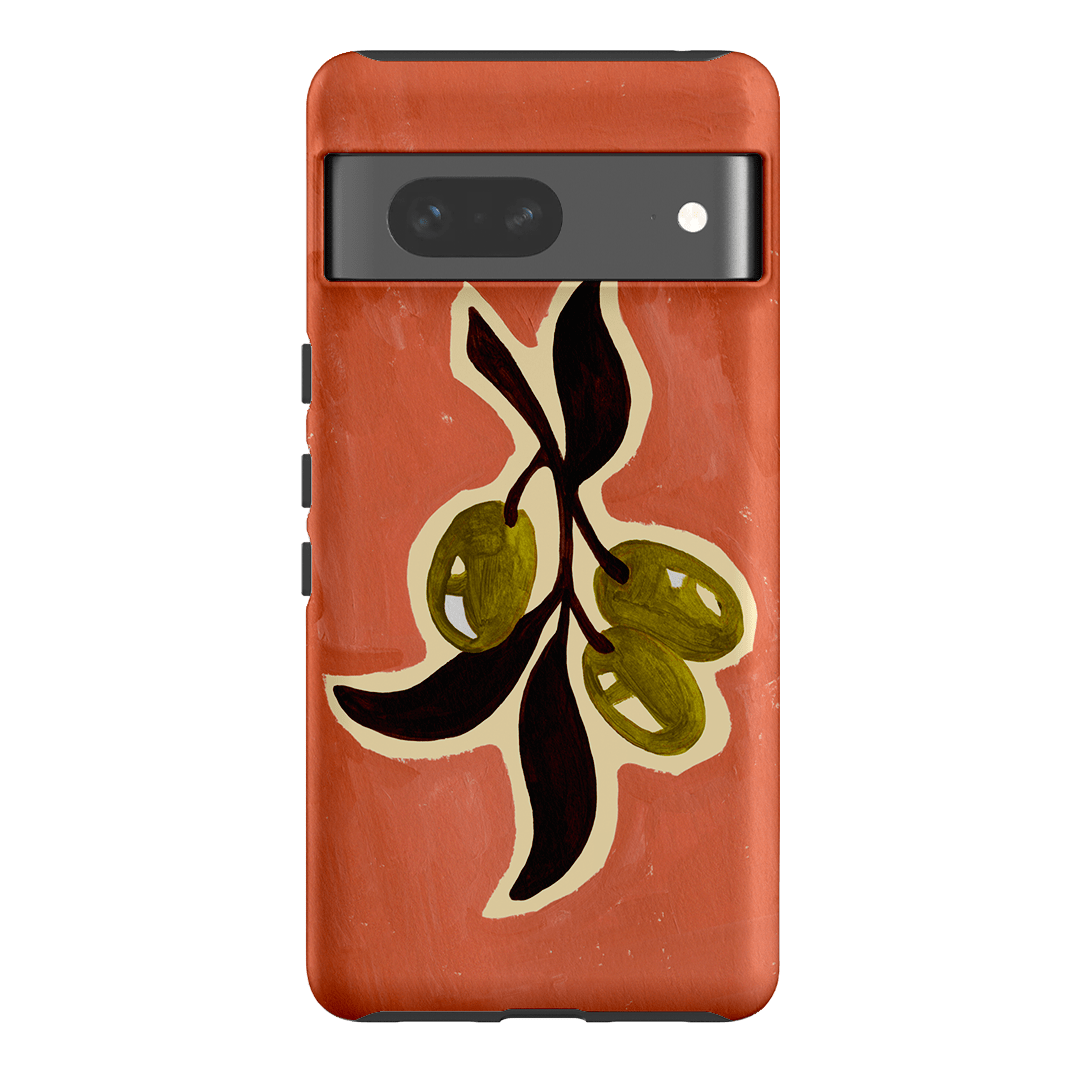 Durable Olive-Themed Phone Case for iPhone & Samsung - Slim Protective Cover with Grip - Perfect for Everyday Use, Travel & Outdoor Activities