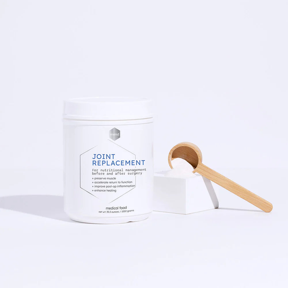 Mend Medical Food for Joint Replacement Support - Natural Joint Pain Relief & Recovery Supplement for Post-Surgery Healing - Ideal for Knee, Hip & Shoulder Replacement Patients