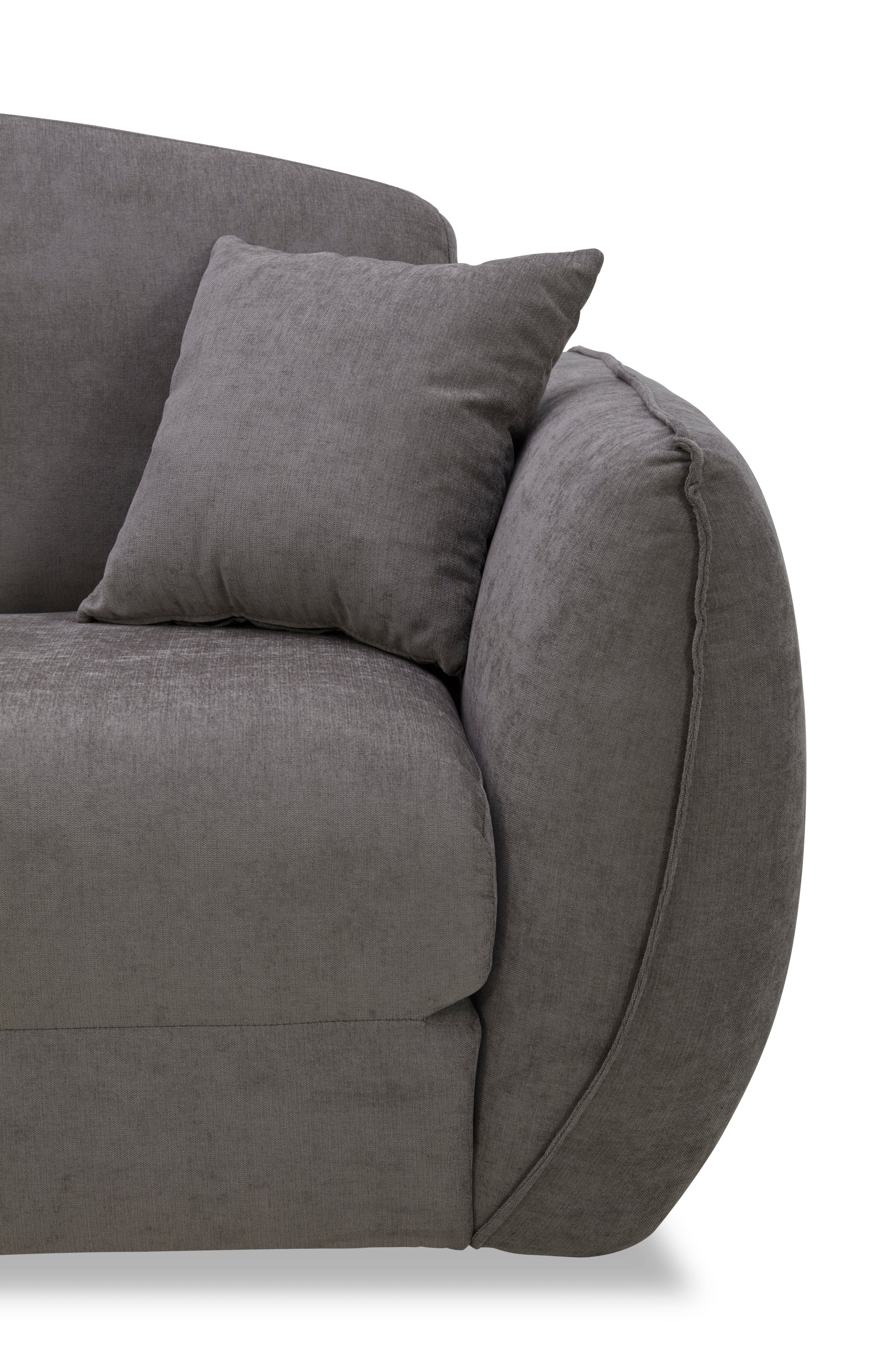 Hyam Sofa Bed - Velora Smoke Gray Convertible Sleeper for Small Spaces | Perfect for Apartments, Guest Rooms & Home Offices
