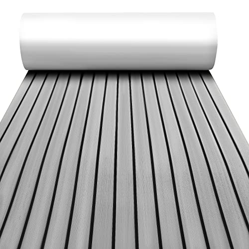 35in x 94in Grey With Black Seam Lines