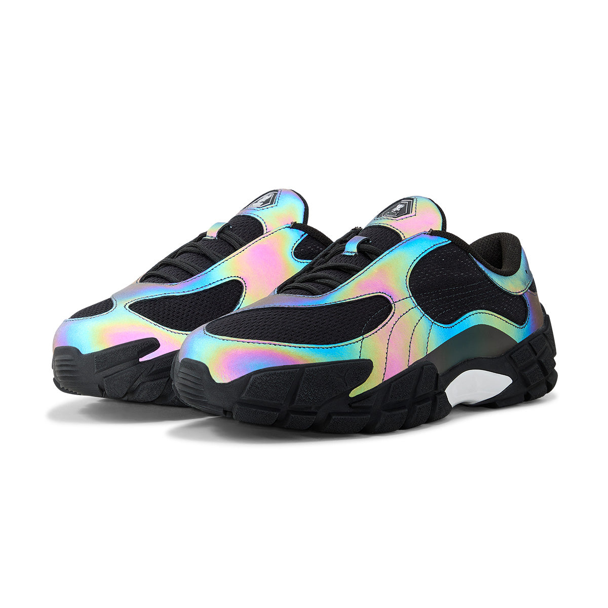 PUMA Black Iridescent Sneakers - Skepta Skope Men's Running Shoes for Jogging & Streetwear Fashion