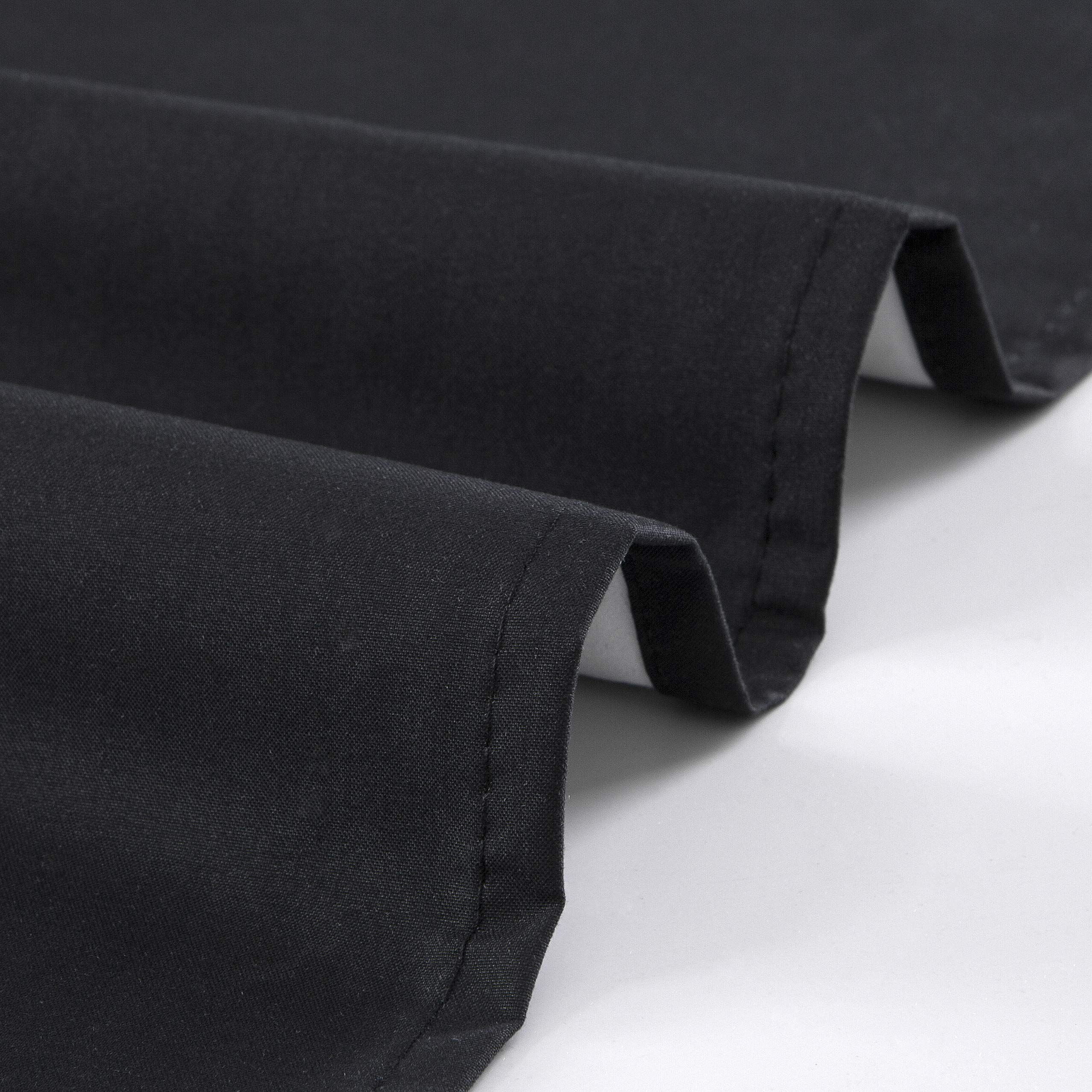 Blackout Curtains for Kitchen & Office - 2 Pack 30x36 Inch Black Insulated Grommet Window Drapes with Room Darkening & Thermal Insulation - Perfect for Basement, Bedroom & Home Theater Light Control