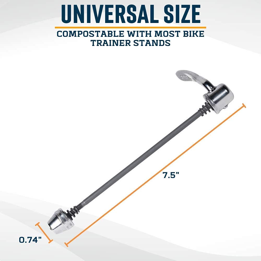 Alpcour Fluid Bike Trainer Stand - Portable Stainless Steel Indoor Cycling Trainer with Fluid Flywheel, Noise Reduction & Progressive Resistance - Dual-Lock System for Road & Mountain Bikes - Perfect for Home Workouts & Indoor Cycling Training