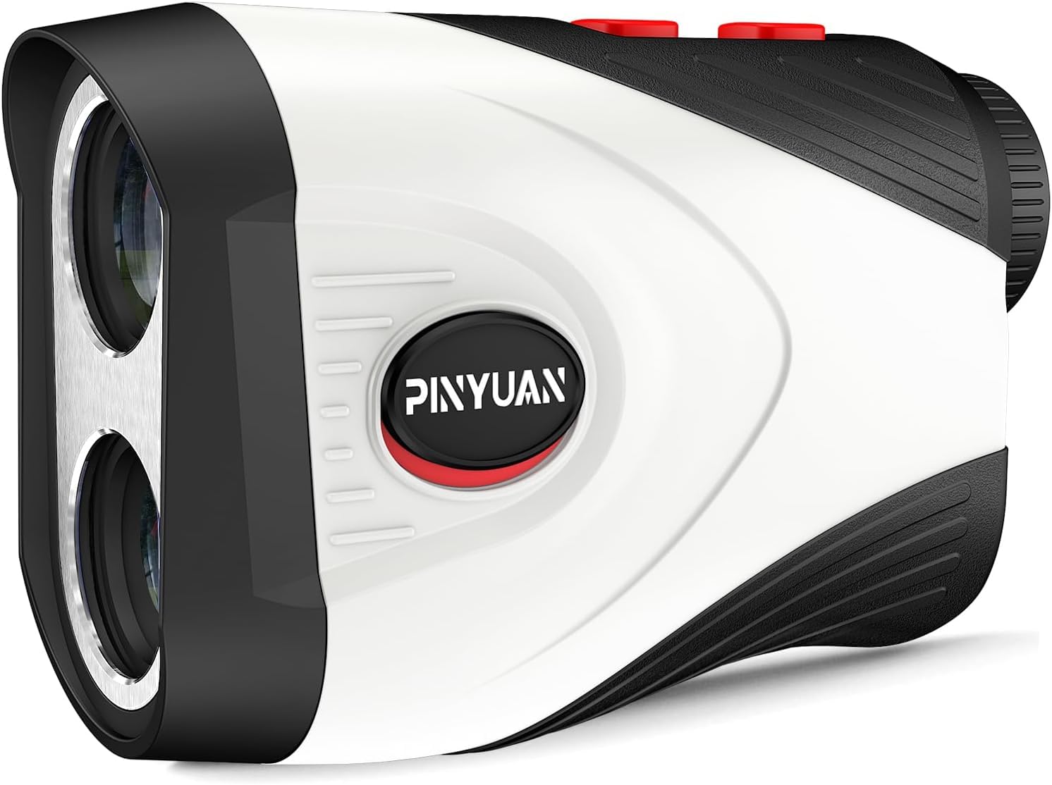 Premium Golf Rangefinder with Slope - 1200 Yards Laser Distance Finder, 7X Magnification & Flag Lock Vibration | Rechargeable Golf Accessory with Magnetic Stripe & Continuous Scan Mode for High-Precision Measurements | Perfect for Tournament Play & Course Practice