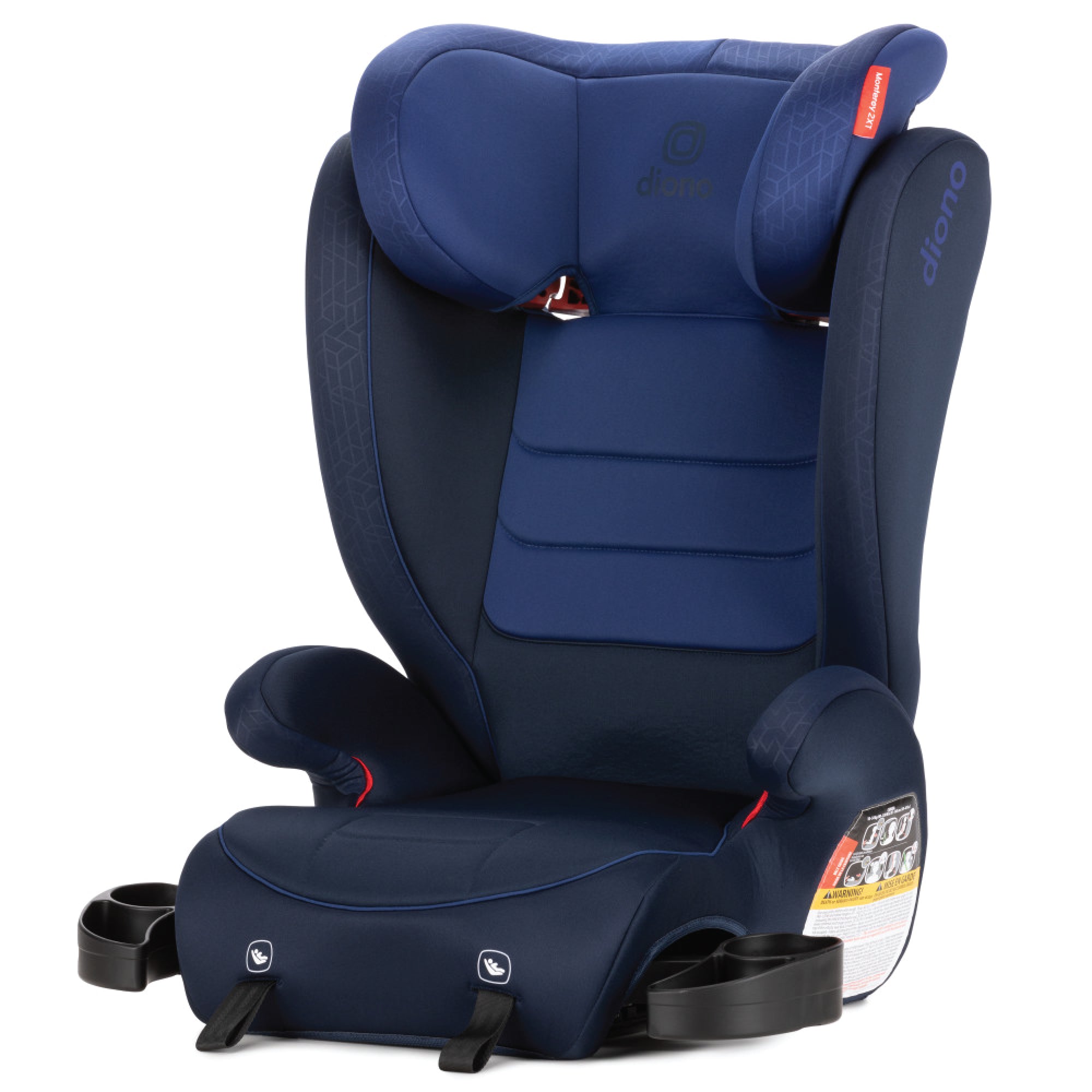 Diono Monterey 2XT Booster Car Seat for Kids - Safe & Comfortable High Back Booster Seat with Side Impact Protection - Perfect for Travel, School, and Family Road Trips