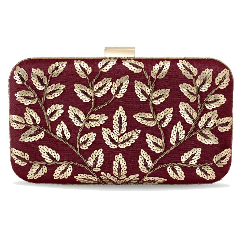 Indian Clutch Purses for Women - Handmade Wedding & Party Bags for Evening & Bridal Events