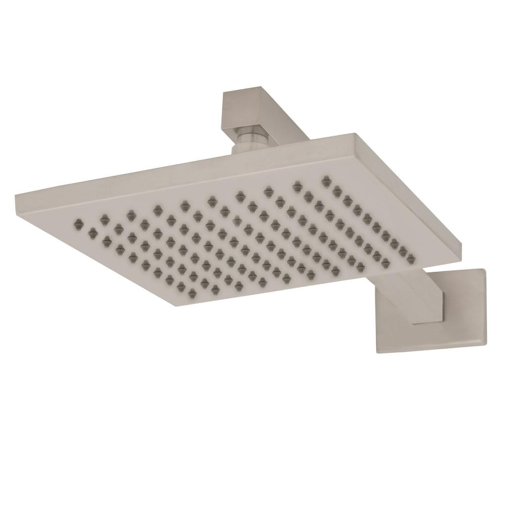 ZLINE Bliss Rainfall Shower Faucet in Brushed Nickel - High Pressure Luxury Shower Head with Adjustable Angle for Spa-Like Bathroom Experience (BLS SHF BN)