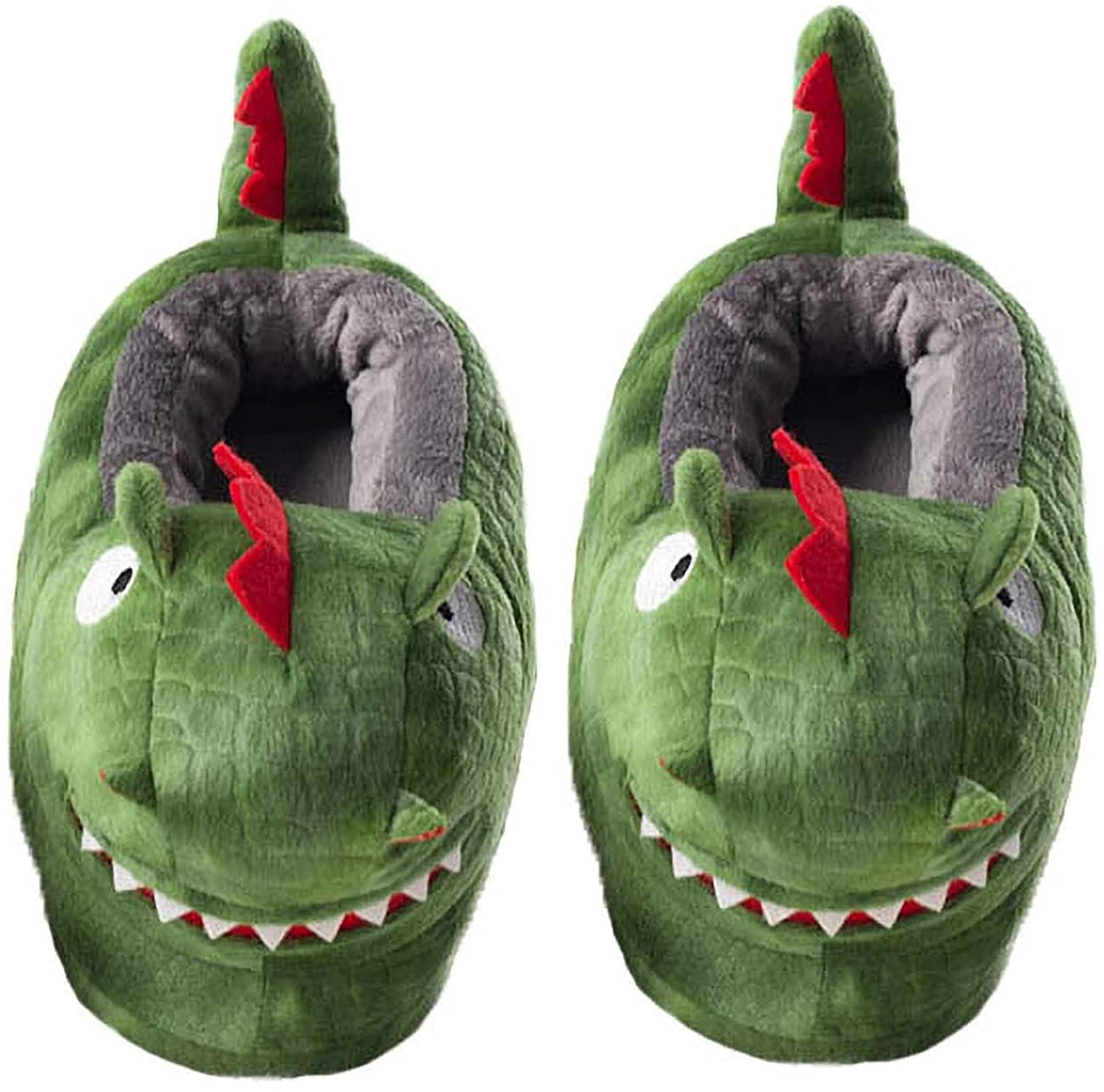YILANLAN Women's Dinosaur Slippers - Cute Cartoon Animal Fuzzy House Shoes for Winter, Warm & Cozy Indoor/Outdoor Slippers - Perfect for Home, Lounge, and Gift Giving