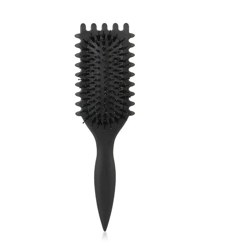 Gildie Curly Girl Hair Brush - Detangling Brush for Curly Hair, No Pull No Breakage, Wide Tooth Comb for Natural Curls - Perfect for Daily Hair Care & Styling at Home or Salon