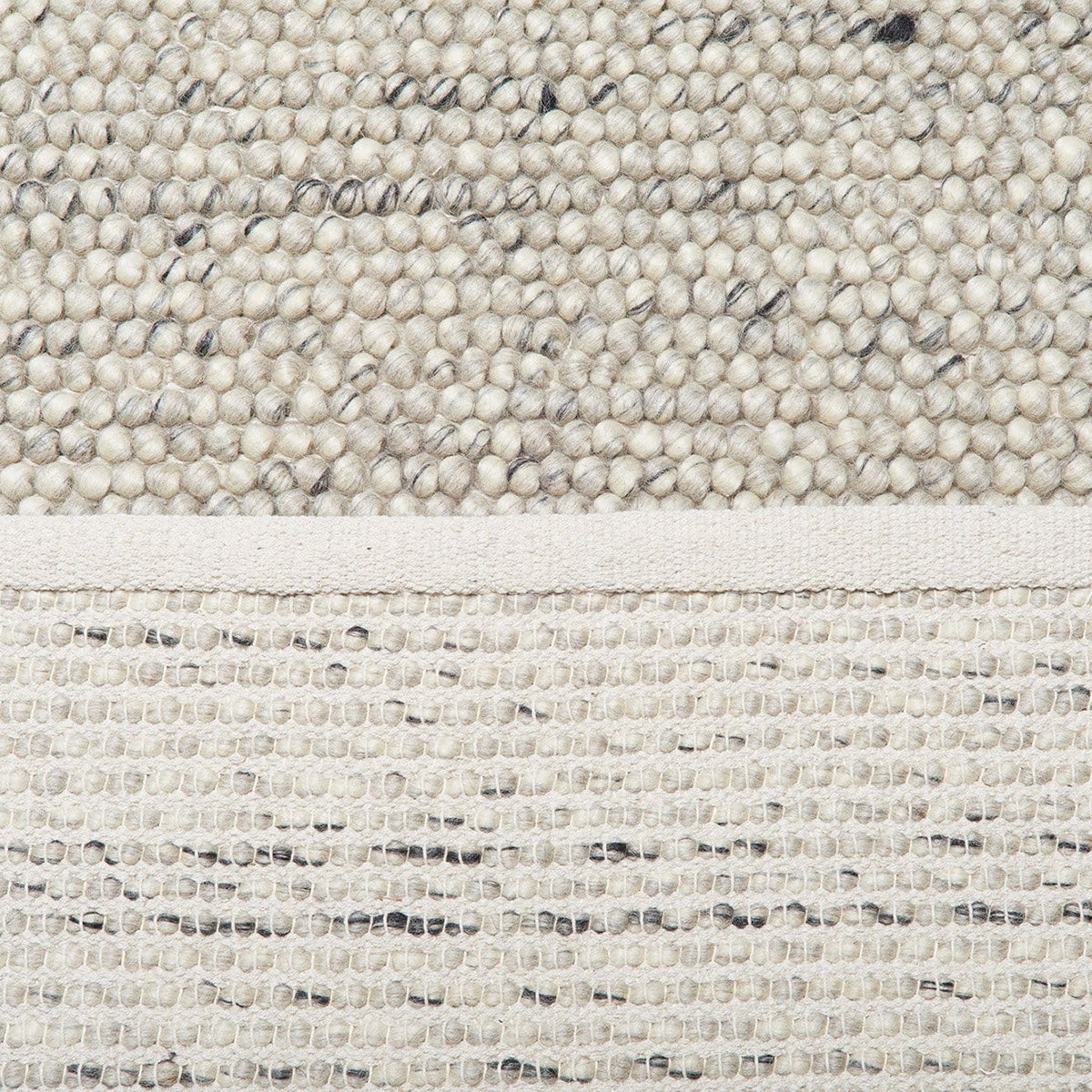 Azizah Handmade Looped Wool Rug - Soft & Durable for Living Room, Bedroom & Nursery Decor