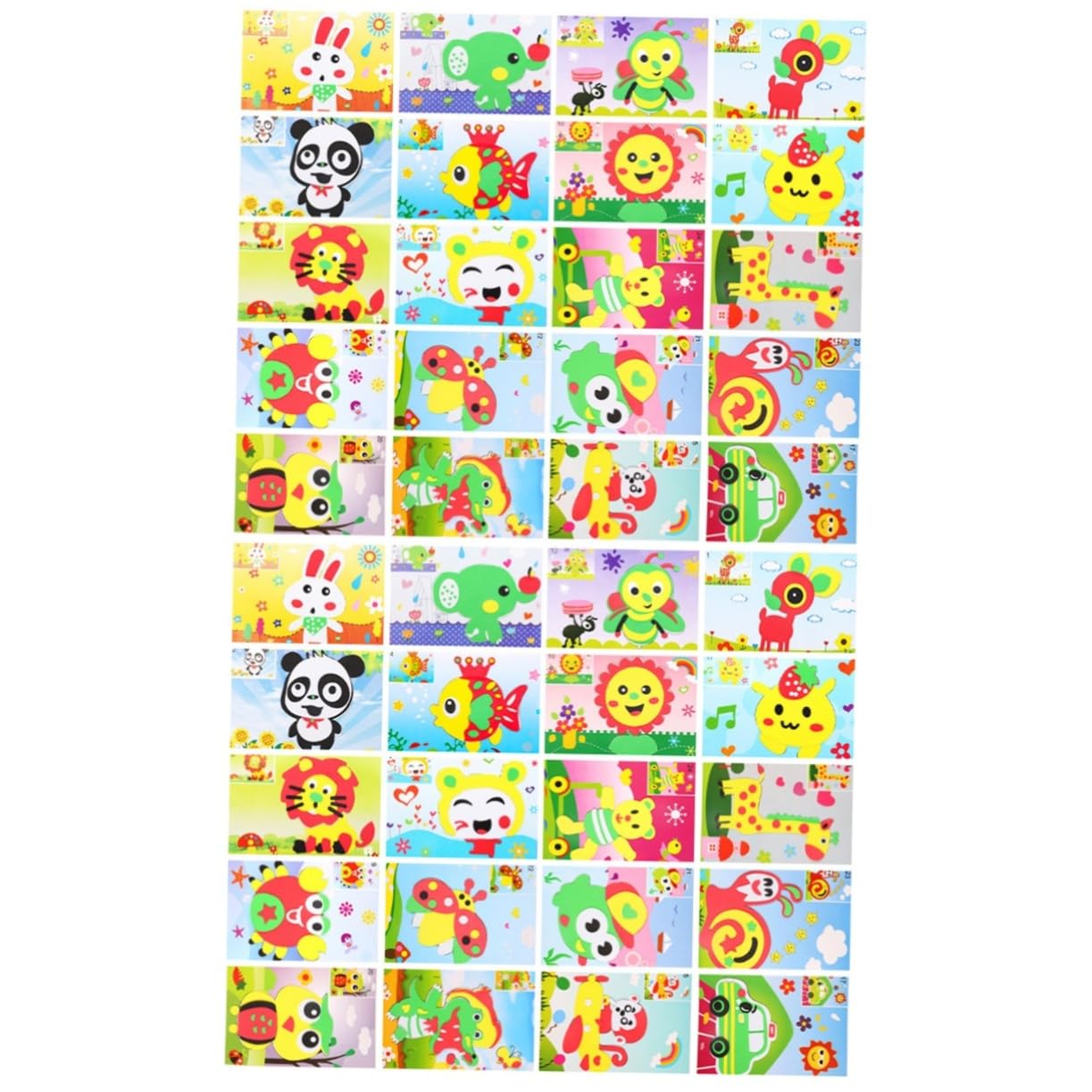 40PCS 3D Gem Stickers for Kids - Educational DIY Craft Toys for Toddlers, Safe Eva Material, Fun Arts & Crafts Activity for Classroom, Birthday Party & Home Decor
