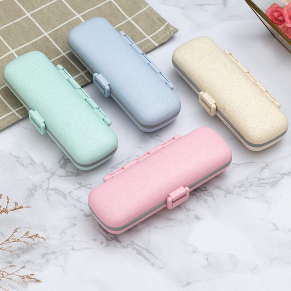 NUOBESTY 2-Pack Portable Pill Case Organizer - Compact Medicine Storage Box for Purse, Wallet & Travel | Perfect for Daily Use, Travel Essentials & Medication Management