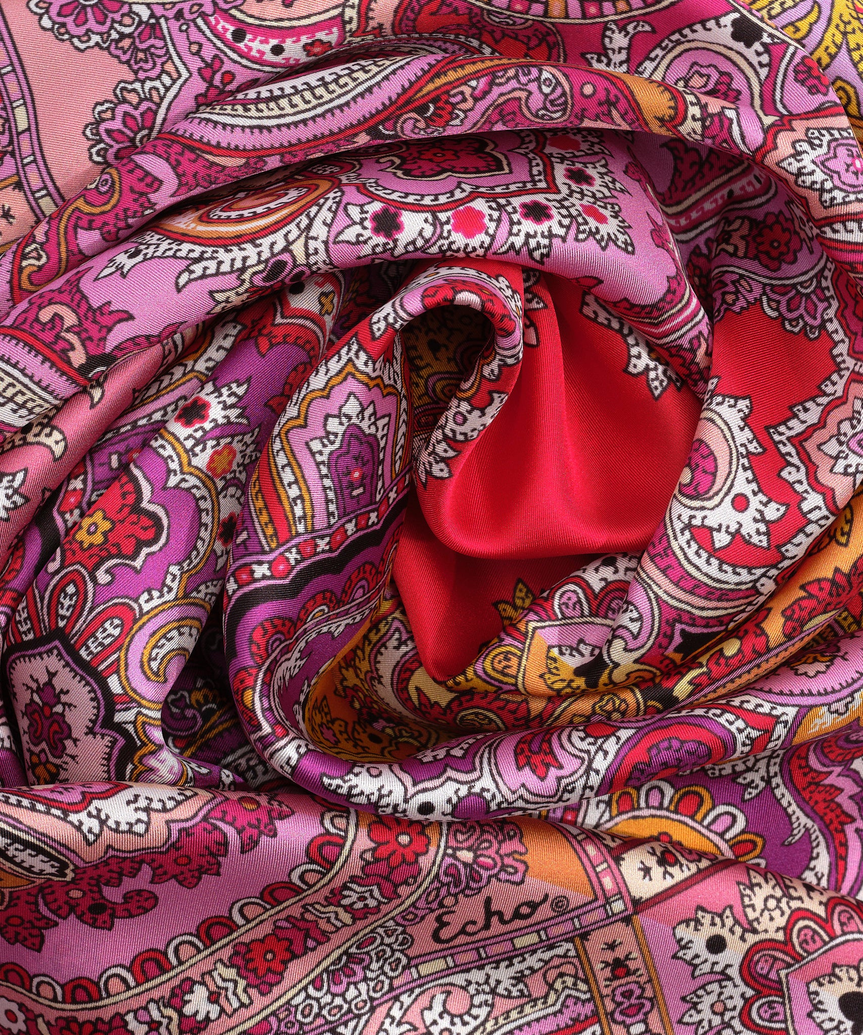 Stylish Colorblock Paisley Square Scarf - Fashionable Lightweight Womens Accessory for Fall, Winter & Spring Outfits - Perfect for Office, Travel and Casual Wear