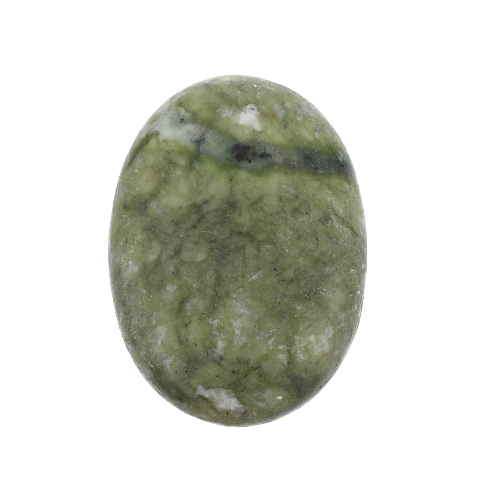EXCEART Olivine Energy Stone Scraping Massage Board - Natural Essential Oil Absorbing Muscle Scraper for Face, Skin, Hand, Wrist & Foot - Relieve Tension & Improve Circulation - Perfect for Spa, Yoga & Home Relaxation Therapy