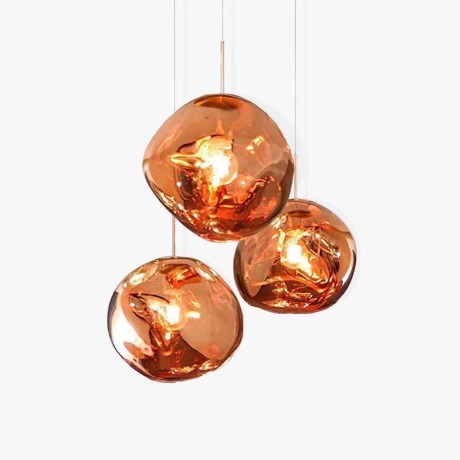 Modern Multi Lava Round Pendant Lamp - Stylish Hanging Light Fixture for Living Room, Bedroom, or Dining Room Decor