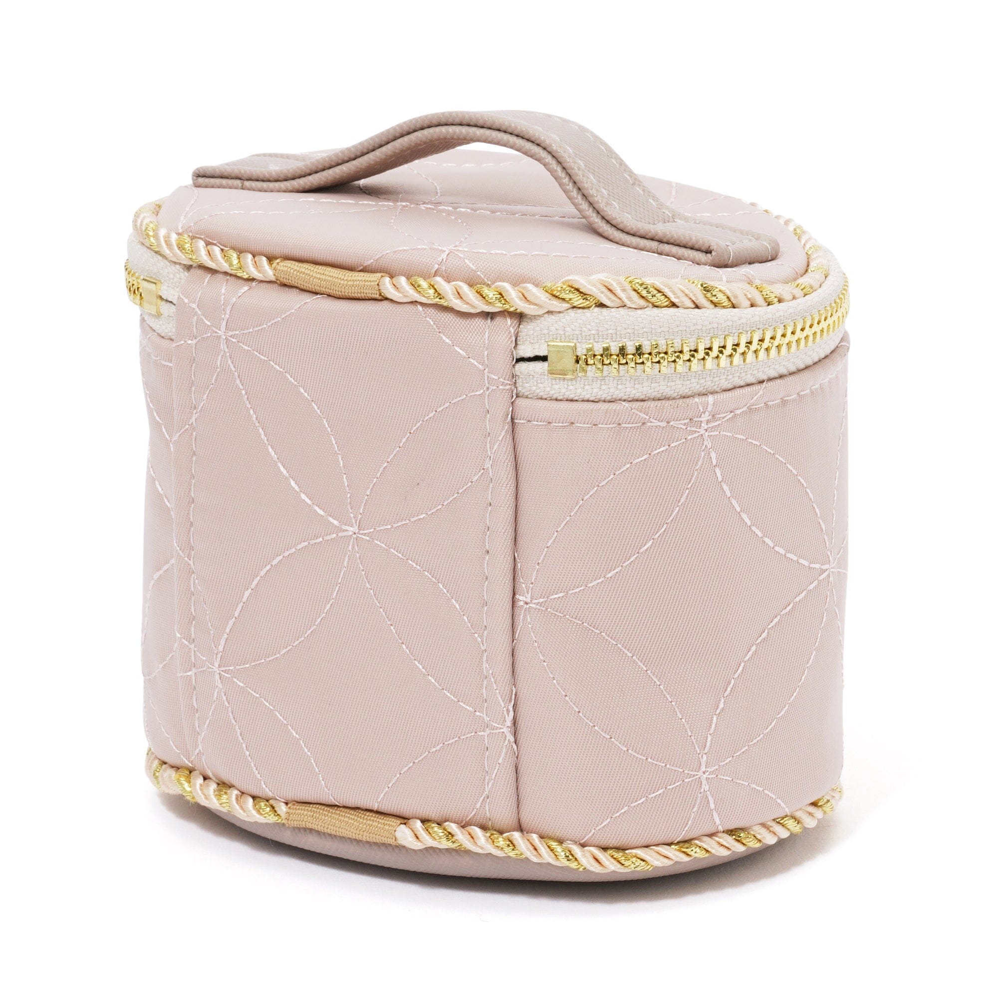 Bell Vanity Pouch Mini Grey - Small Cosmetic Bag for Makeup & Travel Essentials | Perfect for Women's Toiletries, Jewelry & Daily Organizer (Grey)