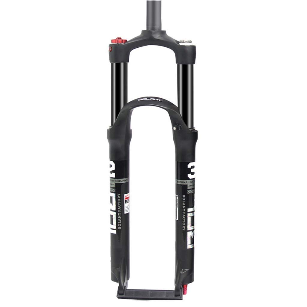 SLRMKK Air Suspension MTB Bike Fork - 26/27.5/29 Inch Magnesium Alloy Front Fork with Lockout & Quick Release, 100mm Travel, 1-1/8