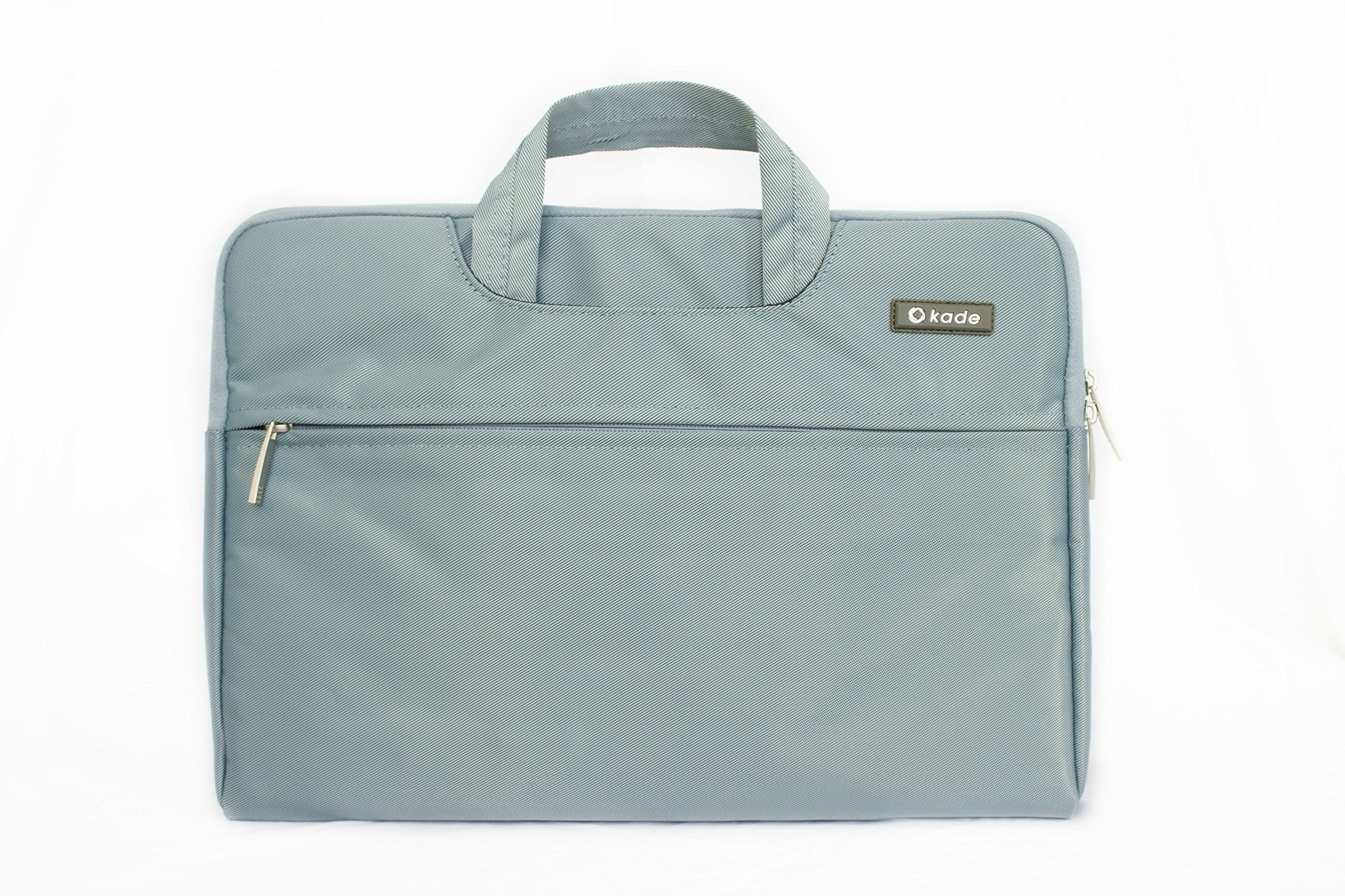 Versatility VMBB13BLU 13-13.3 Inch Laptop Briefcase Bag - Compatible with MacBook, MacBook Pro & Notebook Computers, Lightweight & Durable, Turquoise Blue - Perfect for Business Travel, Office Commute & Daily Use