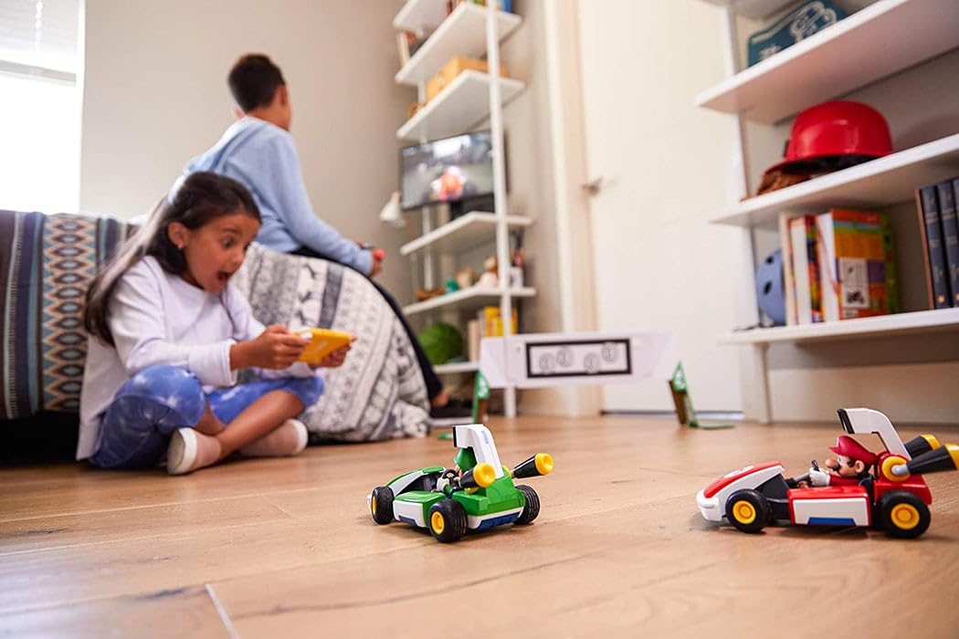 Nintendo Mario Kart Live Home Circuit: Luigi Edition - Interactive AR Racing Game for Nintendo Switch - Fun Family & Kids Indoor Racing Experience