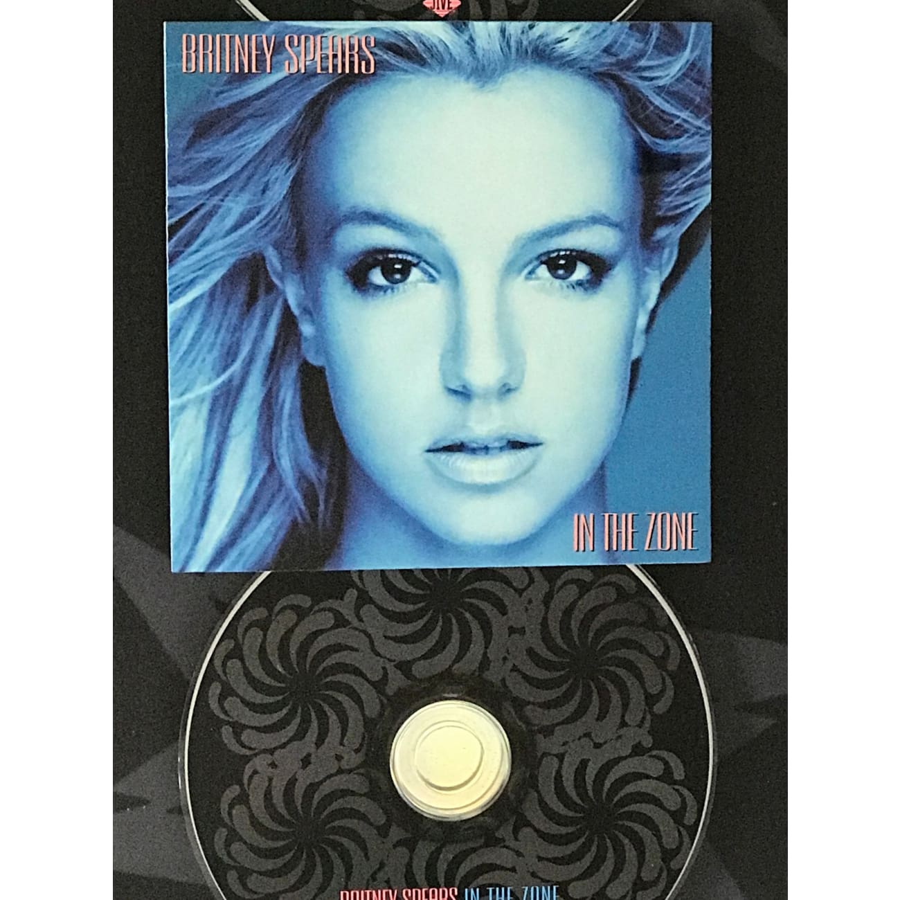 Britney Spears In The Zone 2x Platinum LP Award - Certified RIAA Multi-Platinum Record - Perfect for Music Collectors & Britney Spears Fans Display