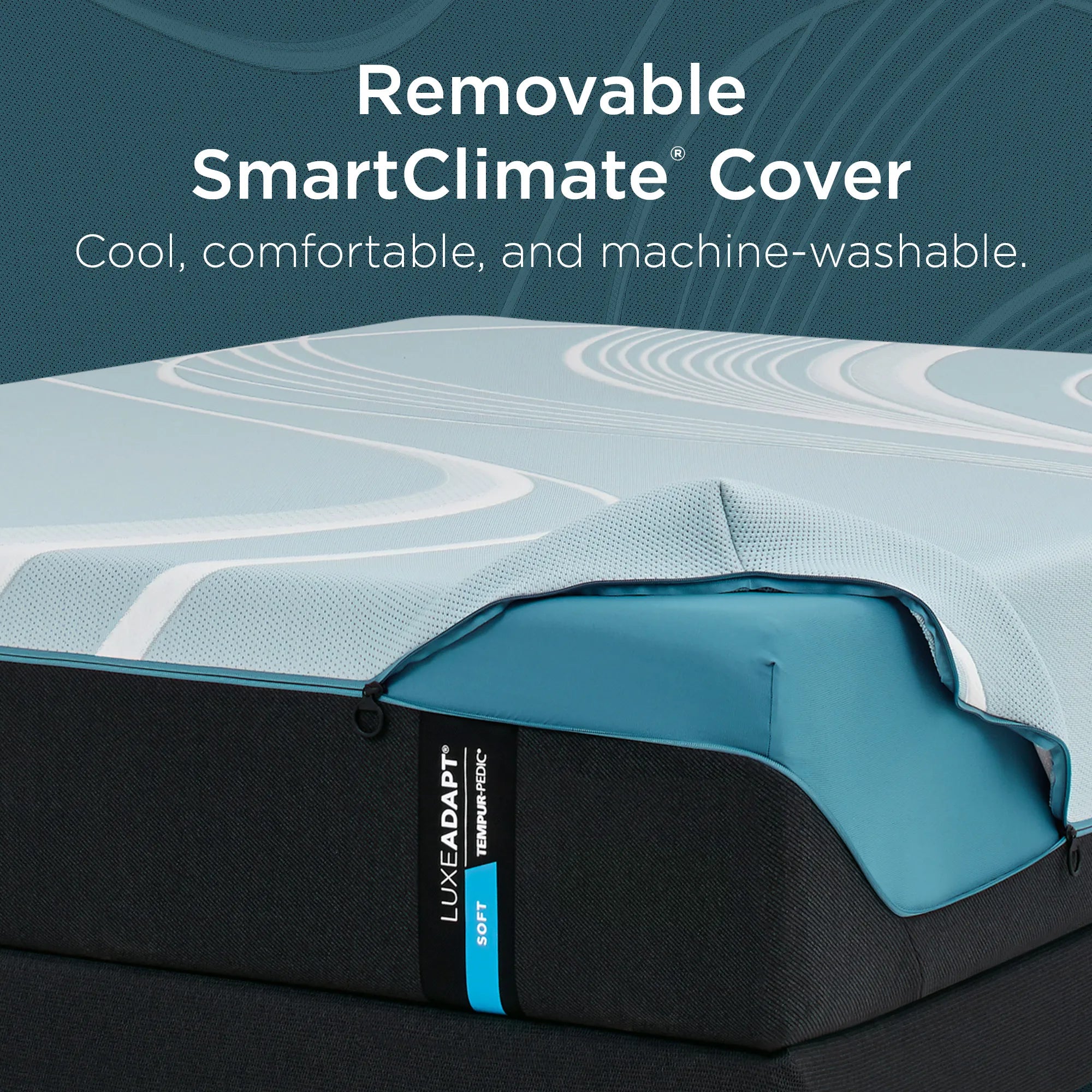 TEMPUR LuxeAdapt® Soft Mattress - Premium Memory Foam Mattress for Ultimate Comfort & Support | Perfect for Back Pain Relief & Side Sleepers | Ideal for Bedroom, Guest Room & Master Suite
