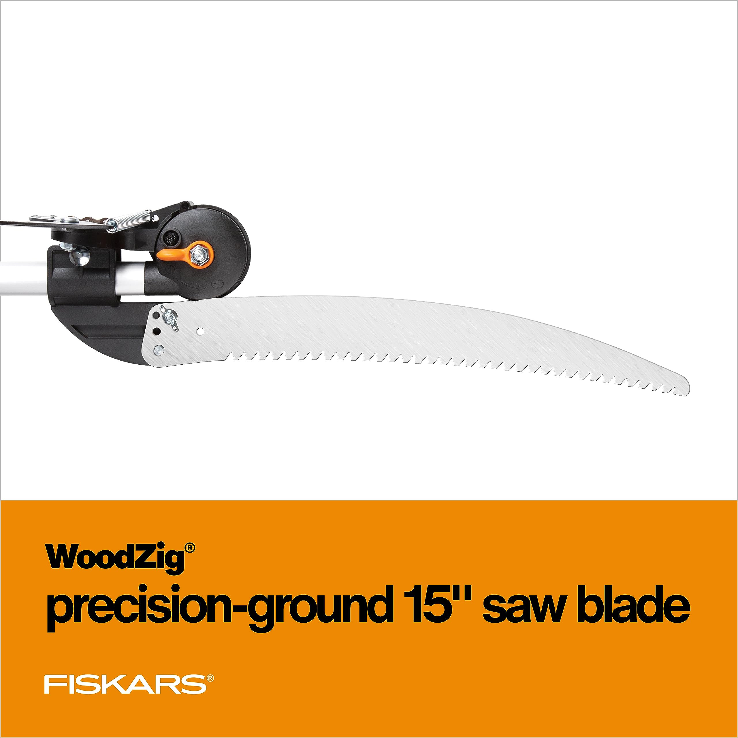 Fiskars 2-in-1 Extendable Tree Pruner & Pole Saw (7.9-12 Feet) with Rotating Head - 15
