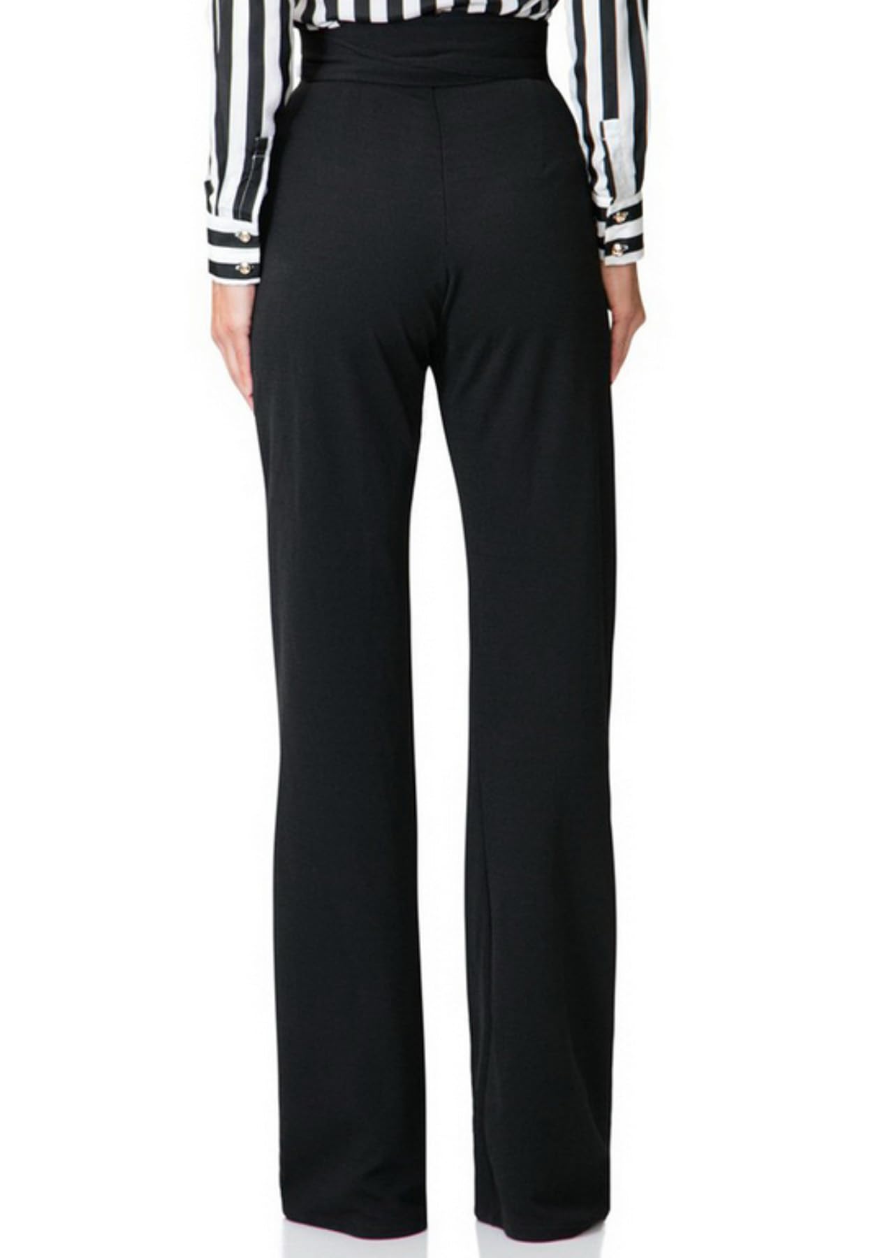 Lucuna Women's High Waisted Wide Leg Dress Pants - Office Work Pants for Business Casual & Professional Wear - Comfortable Slacks for Workplace, Meetings & Formal Occasions