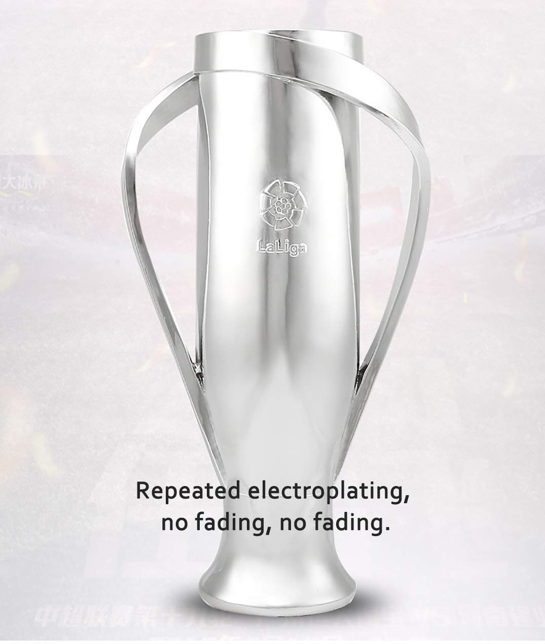 La Liga Champions Trophy Replica - 44cm Resin Soccer Trophy for Collectors, Souvenirs & Home Decor | Perfect for Football Fans, Awards & Sports Room Display