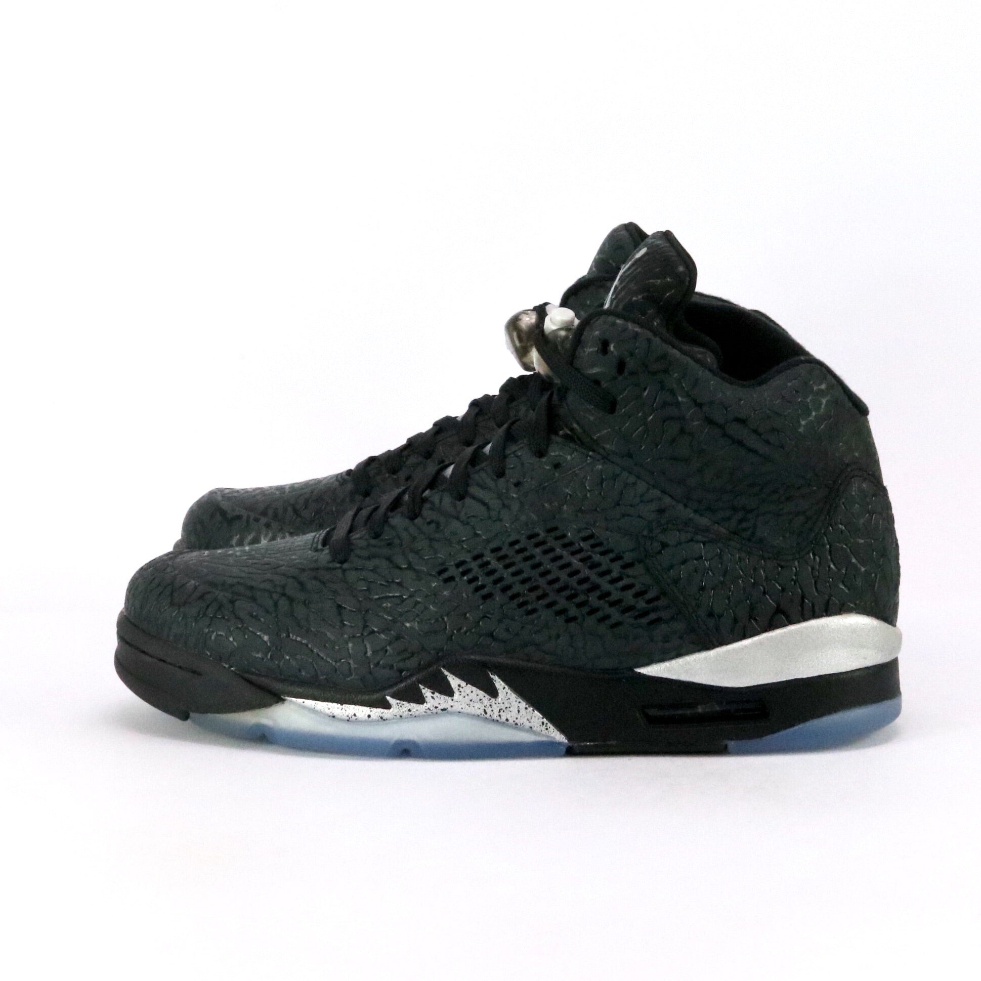 Air Jordan 3LAB5 Sneakers - Black & Metallic Silver Basketball Shoes for Men - Perfect for Streetwear & Court Performance