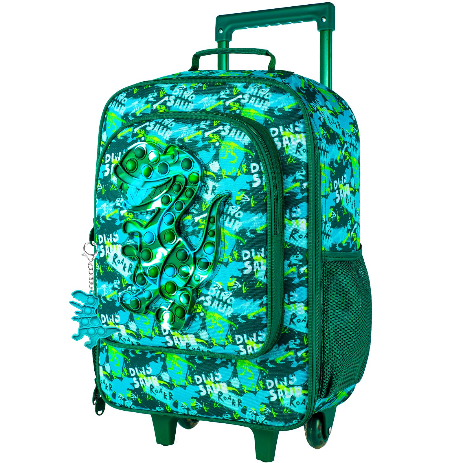 Best Kids Luggage for Boys & Girls - Lightweight Toddler Rolling Carry-On Suitcase with 360° Wheels & Adjustable Handle - Perfect for Air Travel, Road Trips & School Use