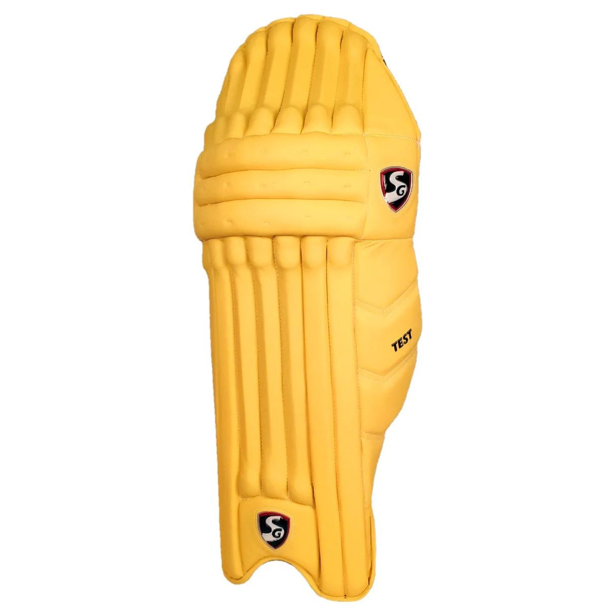Premium SG Test Cricket Batting Pads - Yellow Protective Leg Guards for Adult Players | Perfect for Practice Matches & Professional Cricket Games