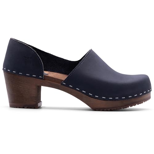 Navy Nubuck (Dark Brown Base)