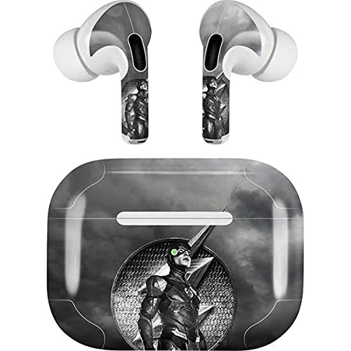 Official Justice League (2017) Flash Poster Design Skins for Apple AirPods Pro - Custom Protective Decal Sticker | Perfect for Superhero Fans, Gift Giving & Personalizing Your Wireless Earbuds